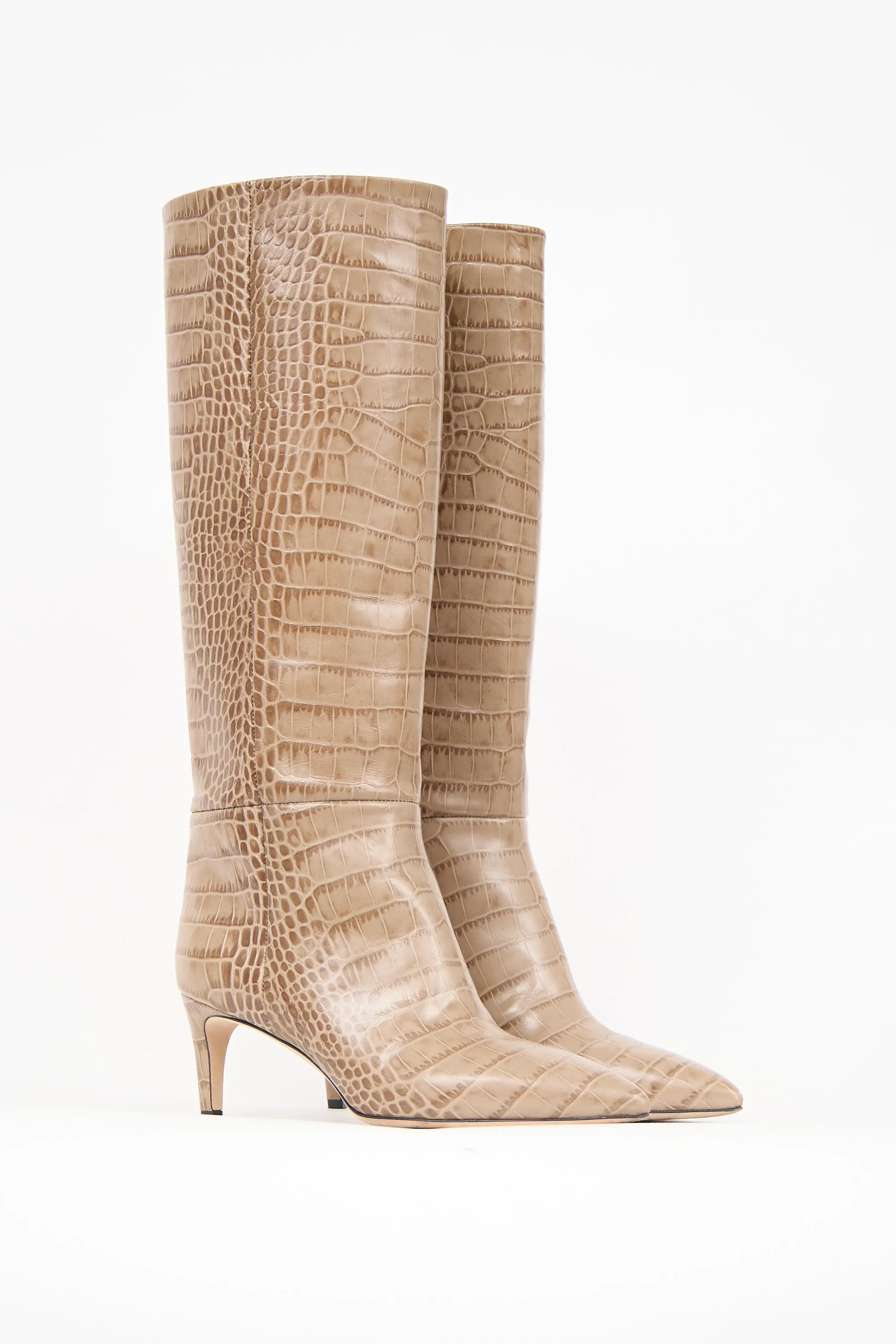 Textured Leather Boot sold by VSP Consignment product image thumbnail 2