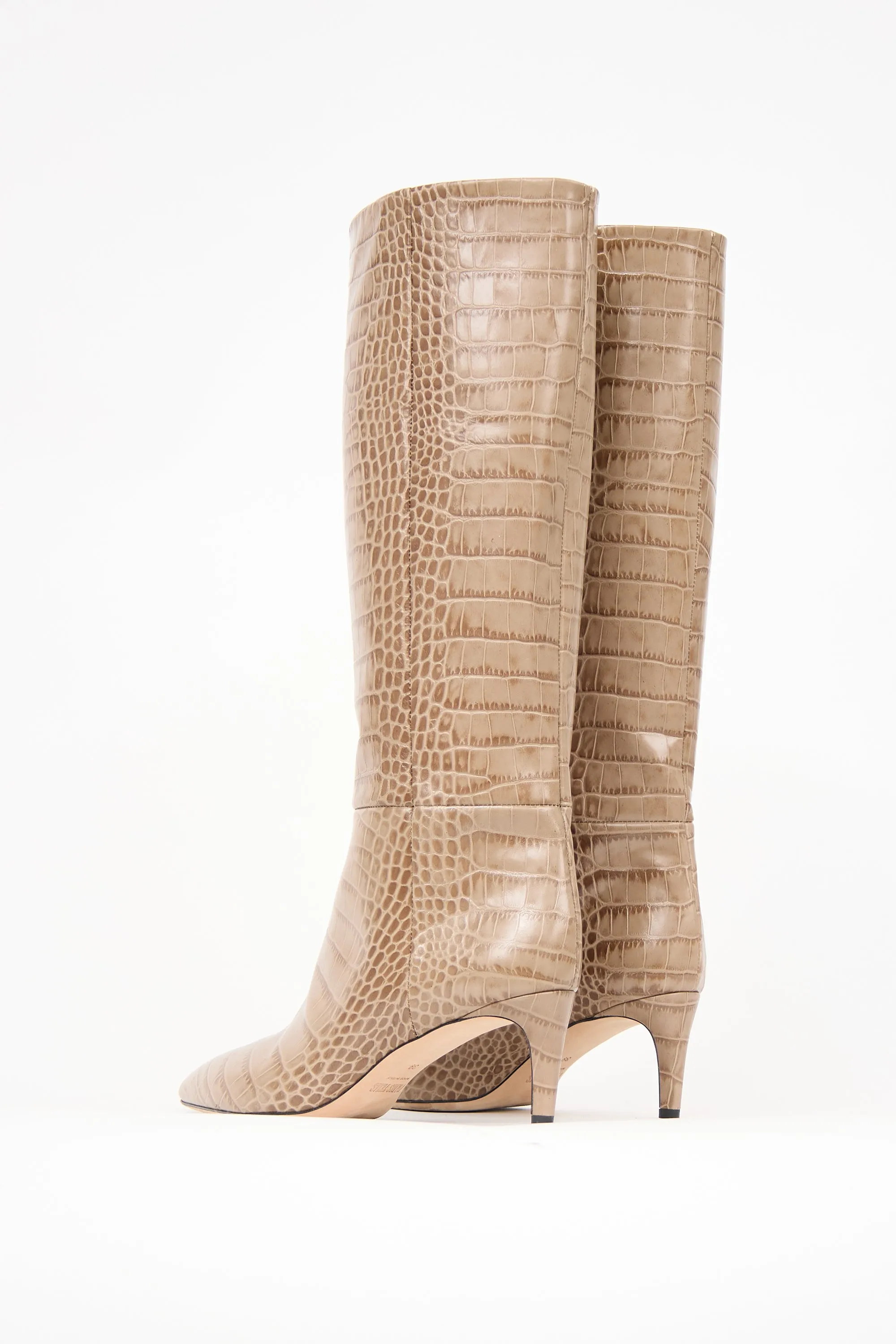 Textured Leather Boot sold by VSP Consignment product image thumbnail 4