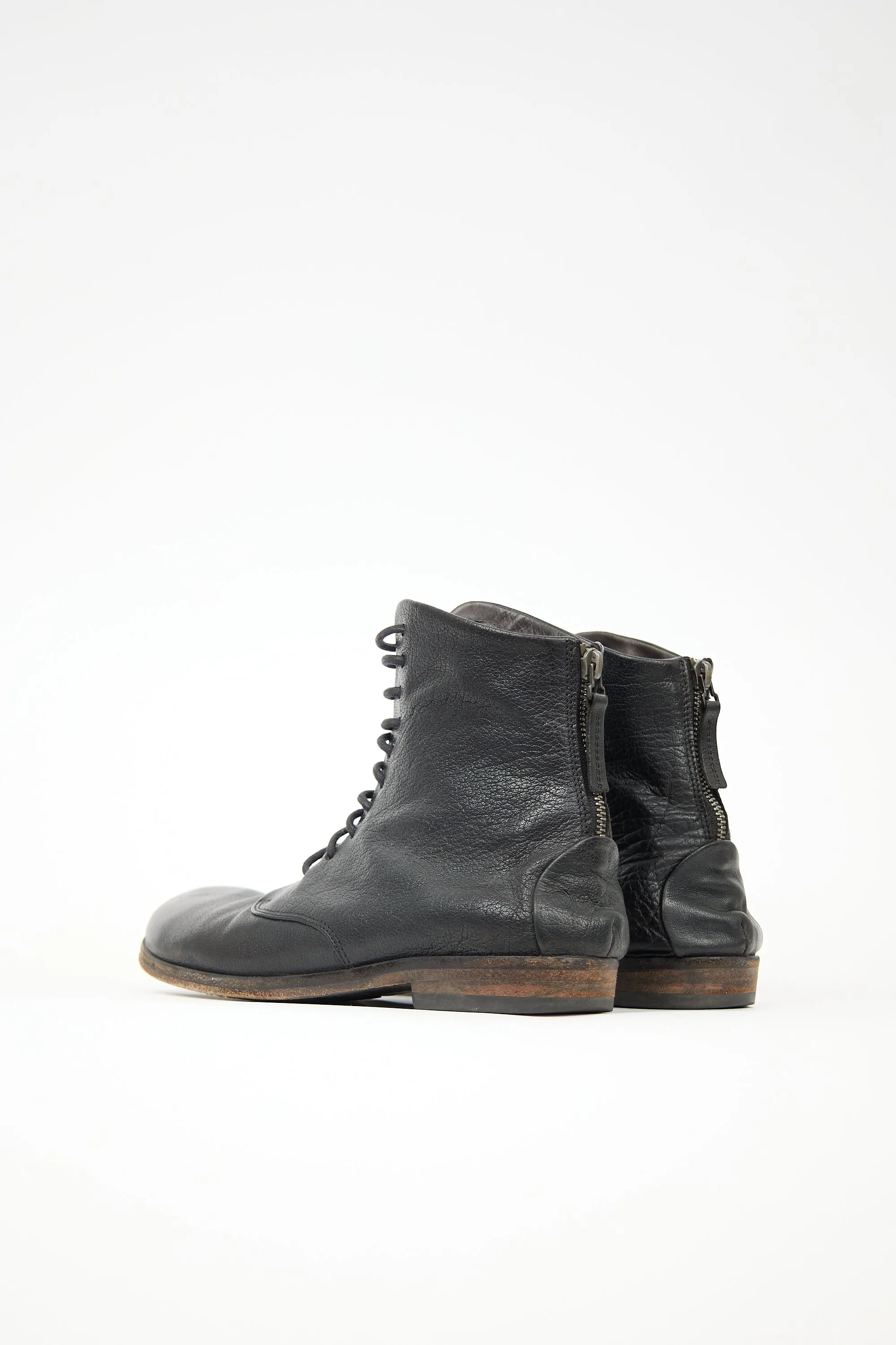 Leather Combat Boot sold by VSP Consignment product image thumbnail 4