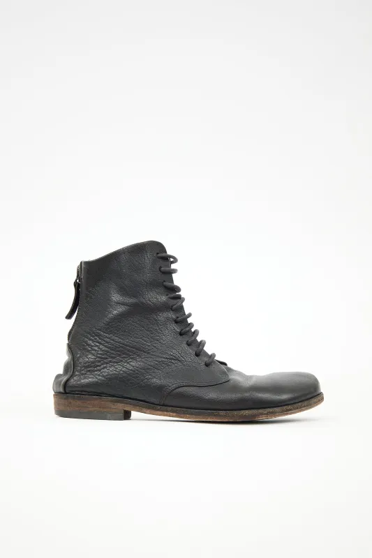 Leather Combat Boot sold by VSP Consignment
