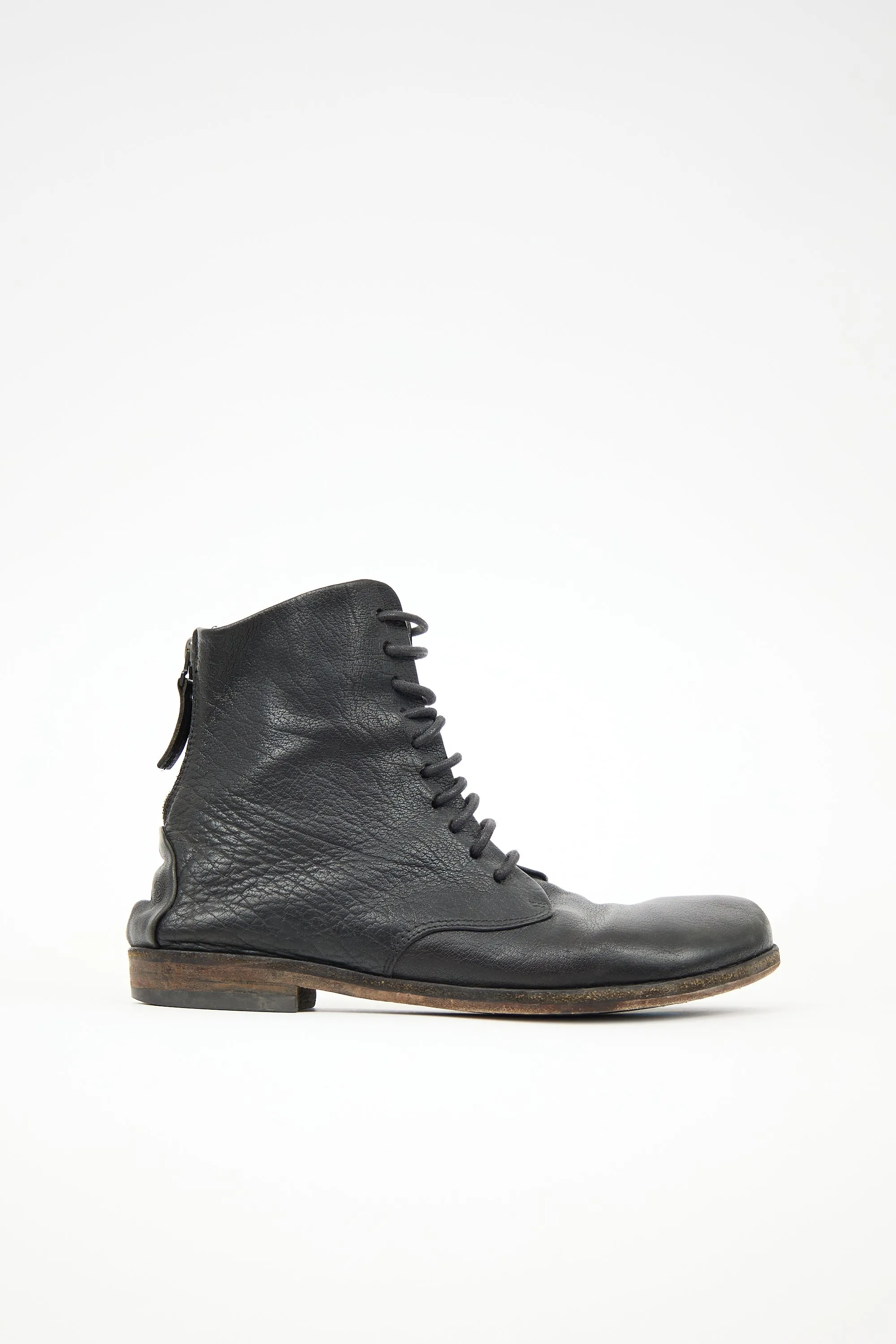 Leather Combat Boot sold by VSP Consignment
