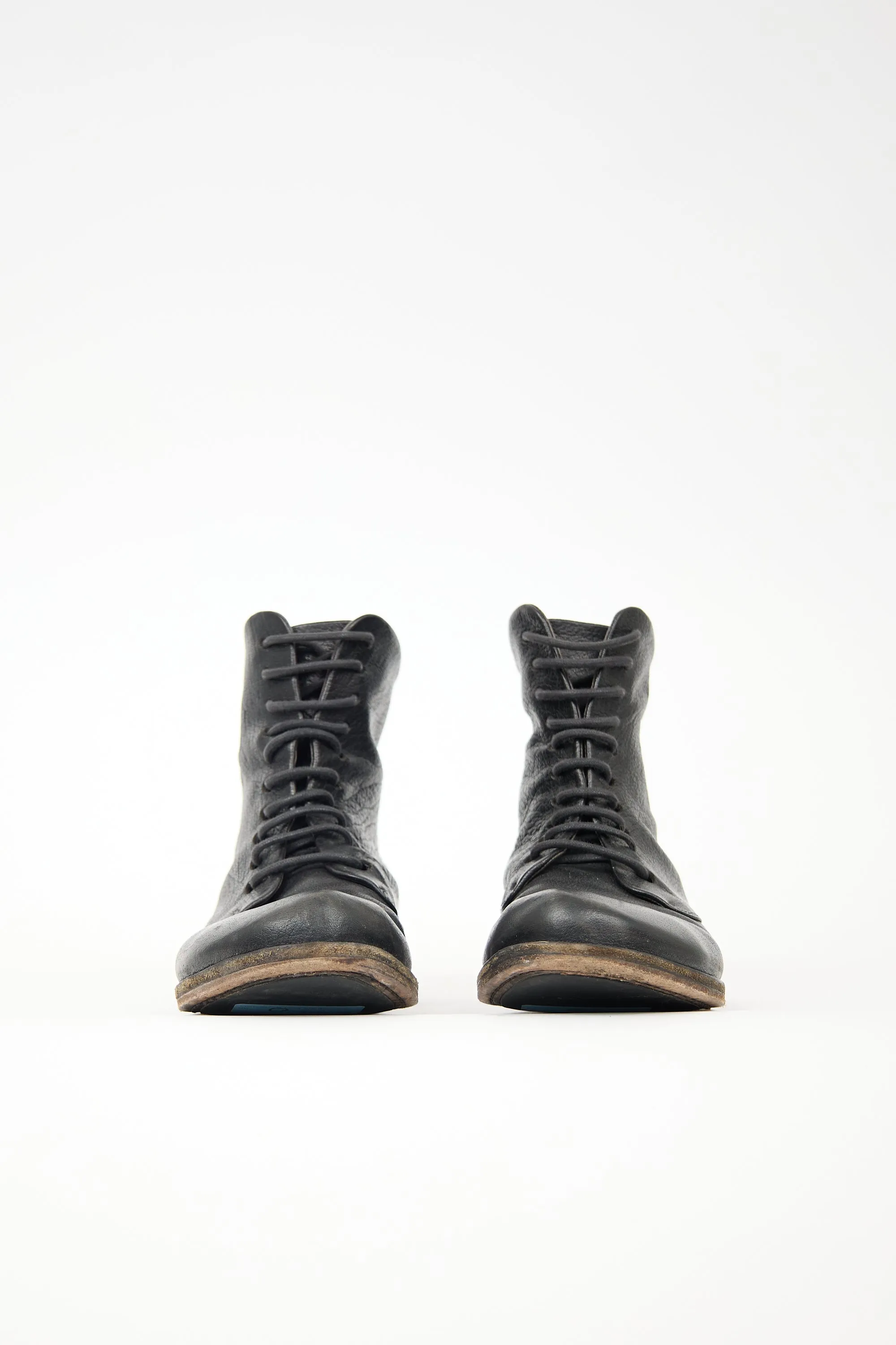 Leather Combat Boot sold by VSP Consignment product image thumbnail 3
