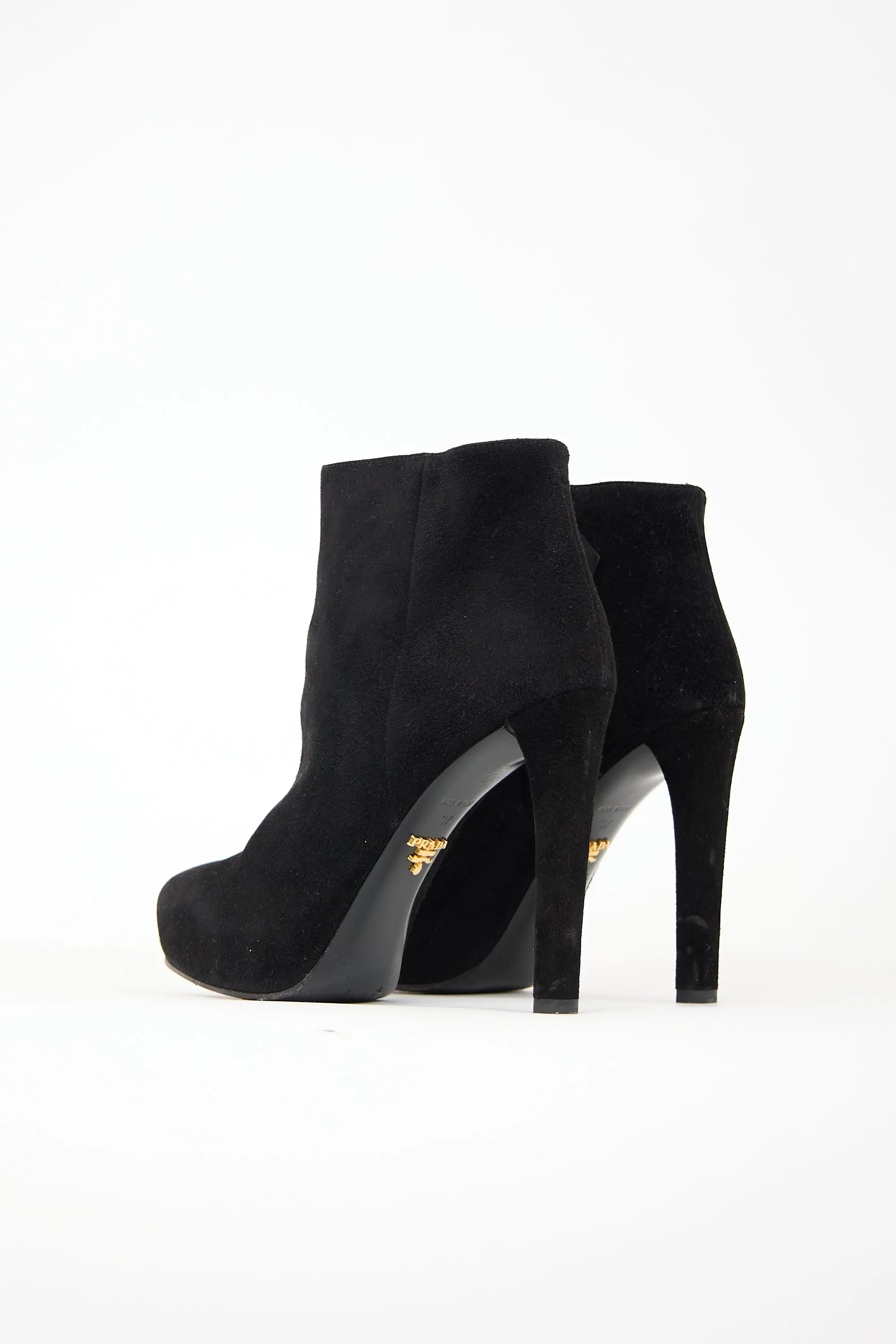 Suede Platform Boot sold by VSP Consignment product image thumbnail 3