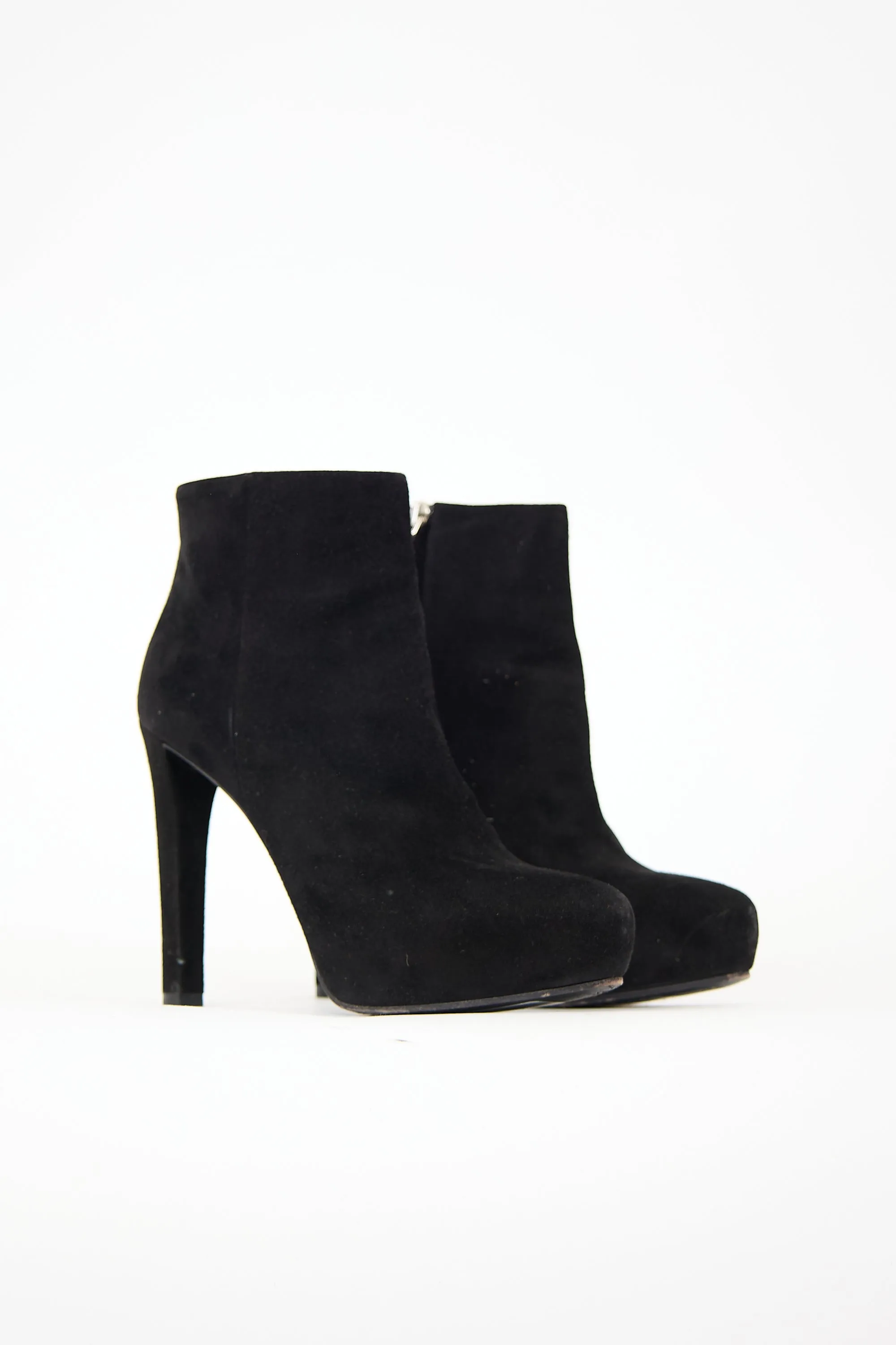 Suede Platform Boot sold by VSP Consignment product image thumbnail 2