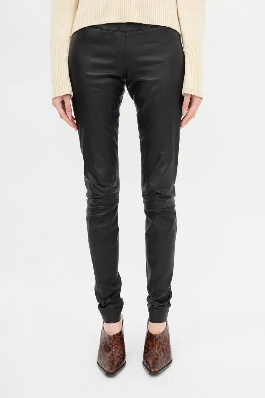 Leather Legging sold by VSP Consignment