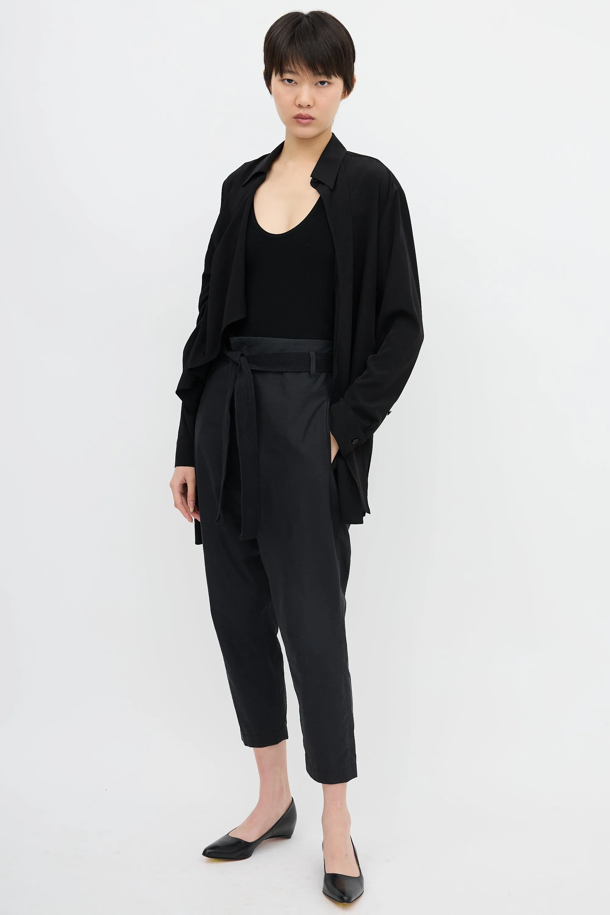 Belted Tapered Trouser sold by VSP Consignment product image thumbnail 2