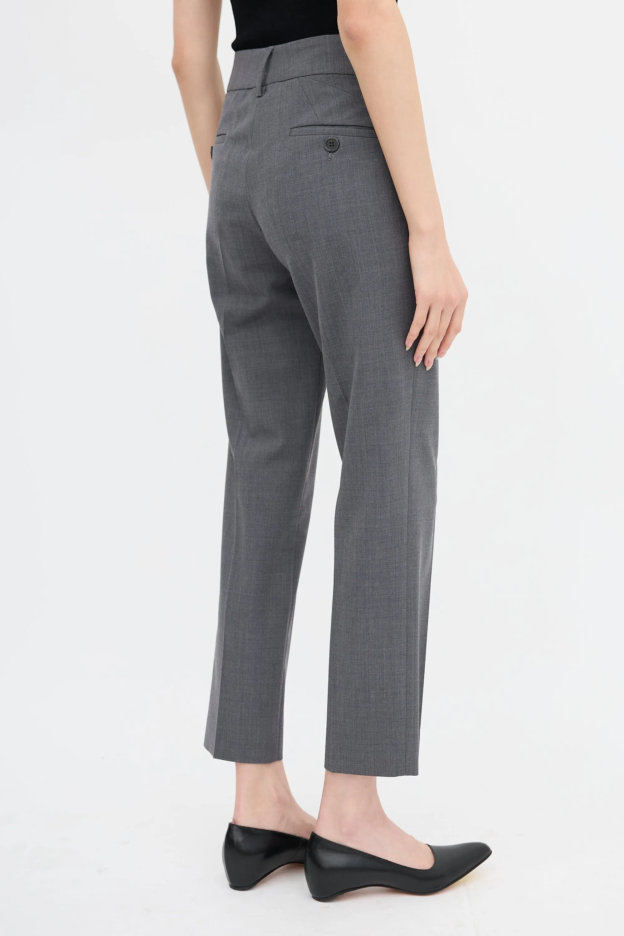 Wool Tapered Trouser sold by VSP Consignment product image thumbnail 4
