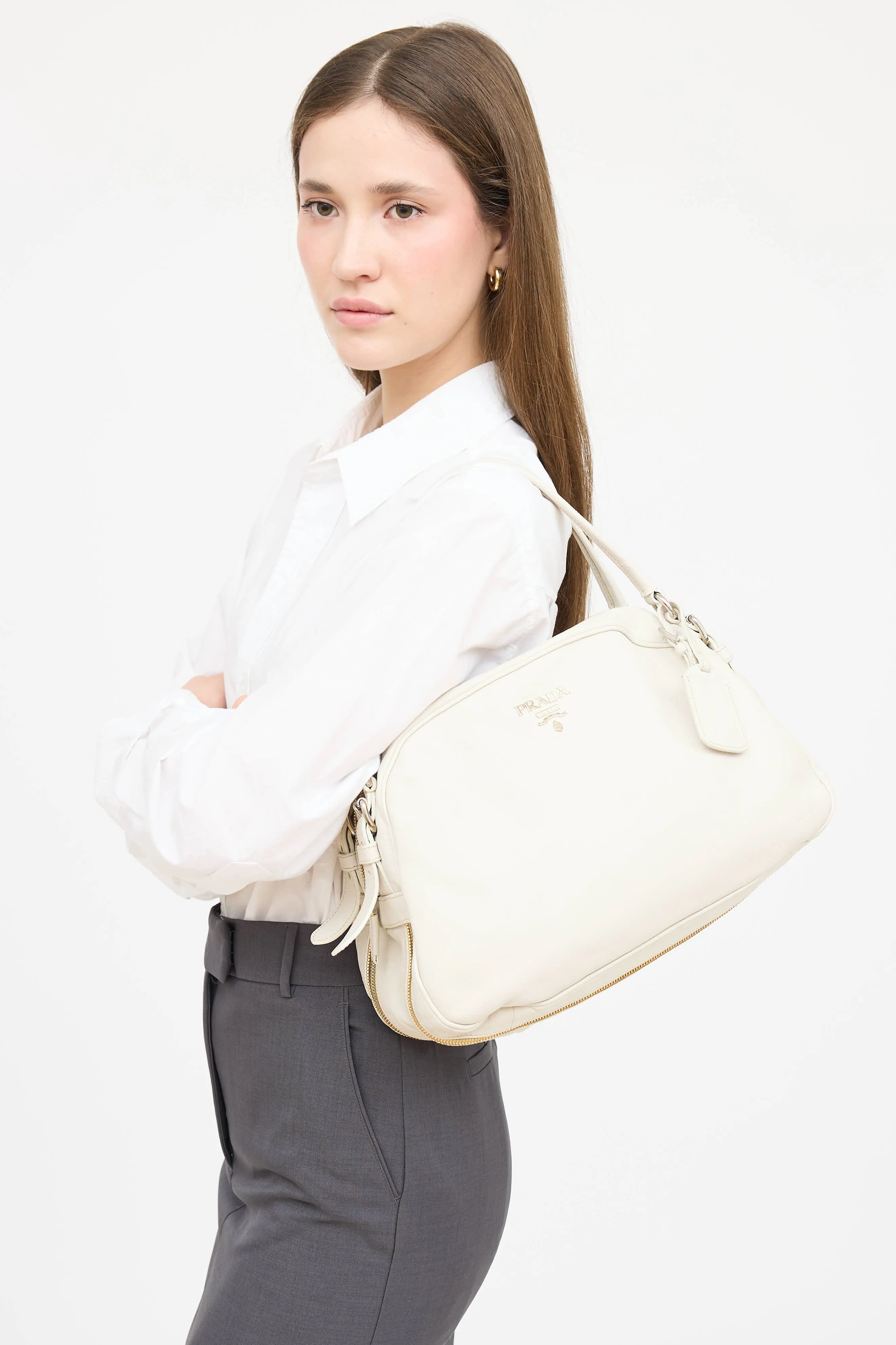 Bauletto Zipper Bag sold by VSP Consignment product image thumbnail 2