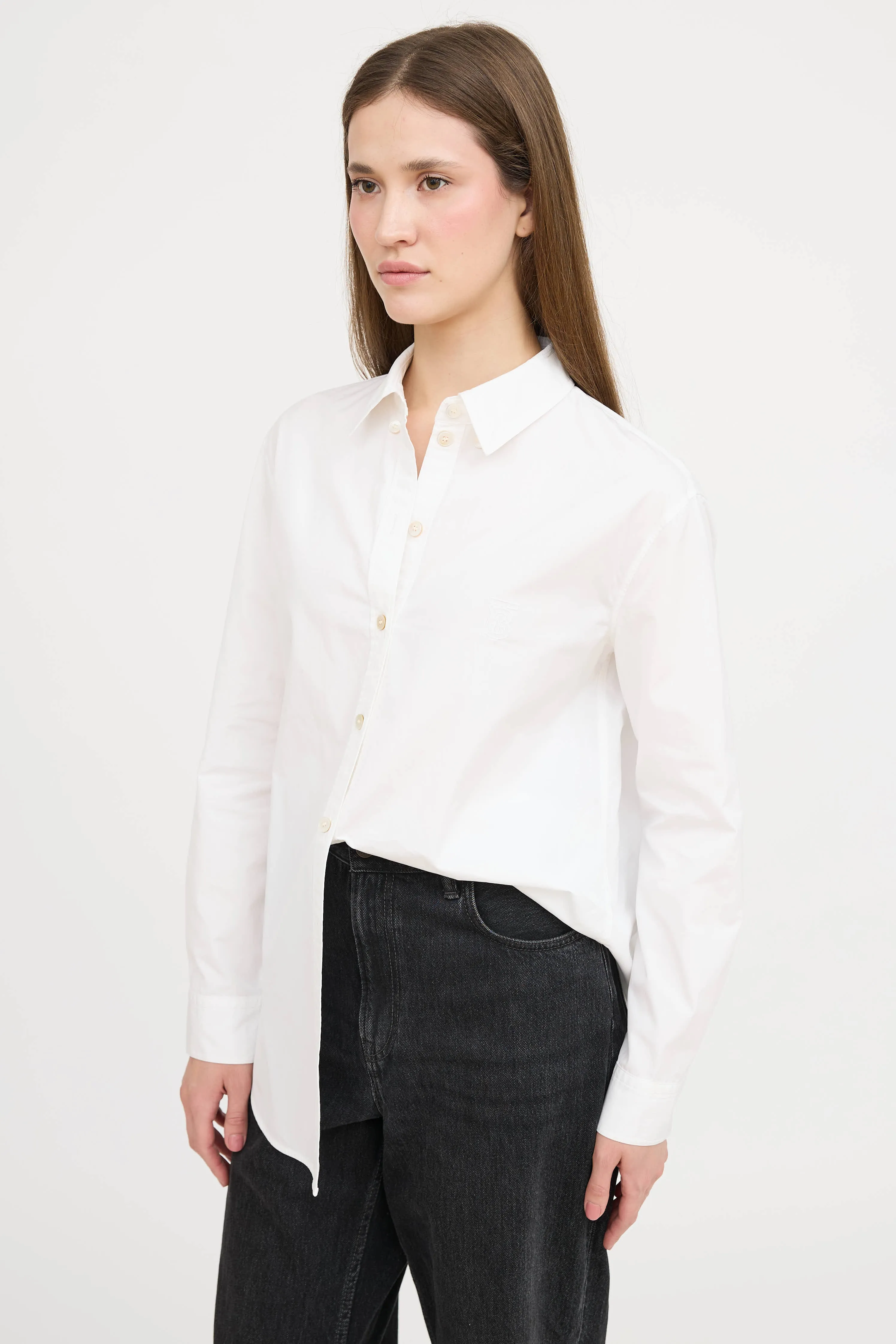 TB Embroidered Shirt sold by VSP Consignment product image thumbnail 3
