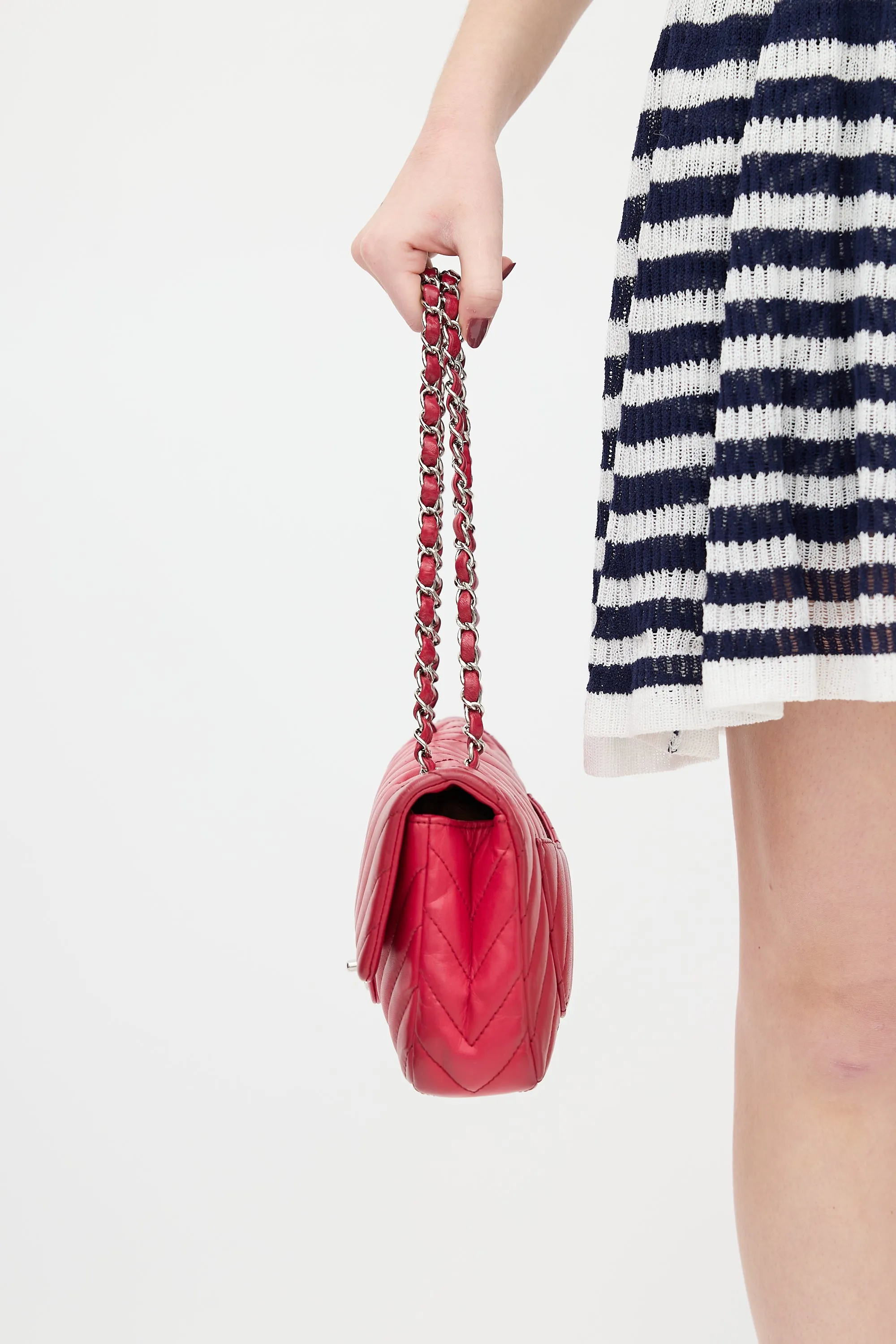 2009 Quilted Chevron Medium Flap Bag sold by VSP Consignment product image thumbnail 5