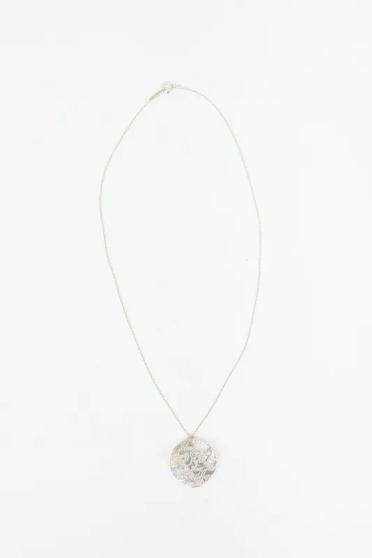 Sterling Silver Notes Wave Necklace sold by VSP Consignment