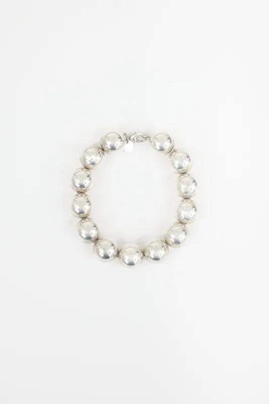 Sterling Silver HardWear Ball Bracelet sold by VSP Consignment