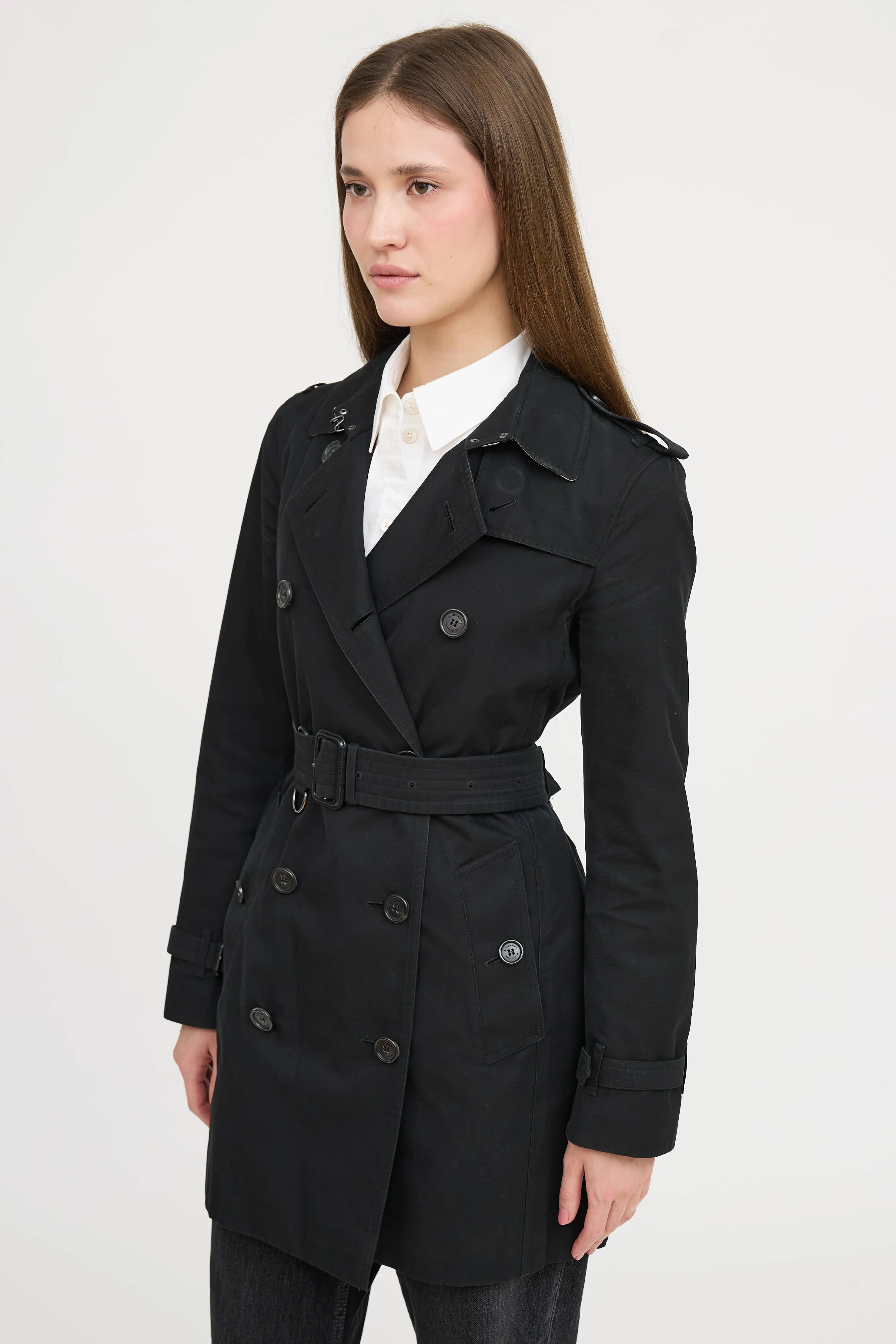 Cotton Trench Coat sold by VSP Consignment product image thumbnail 3
