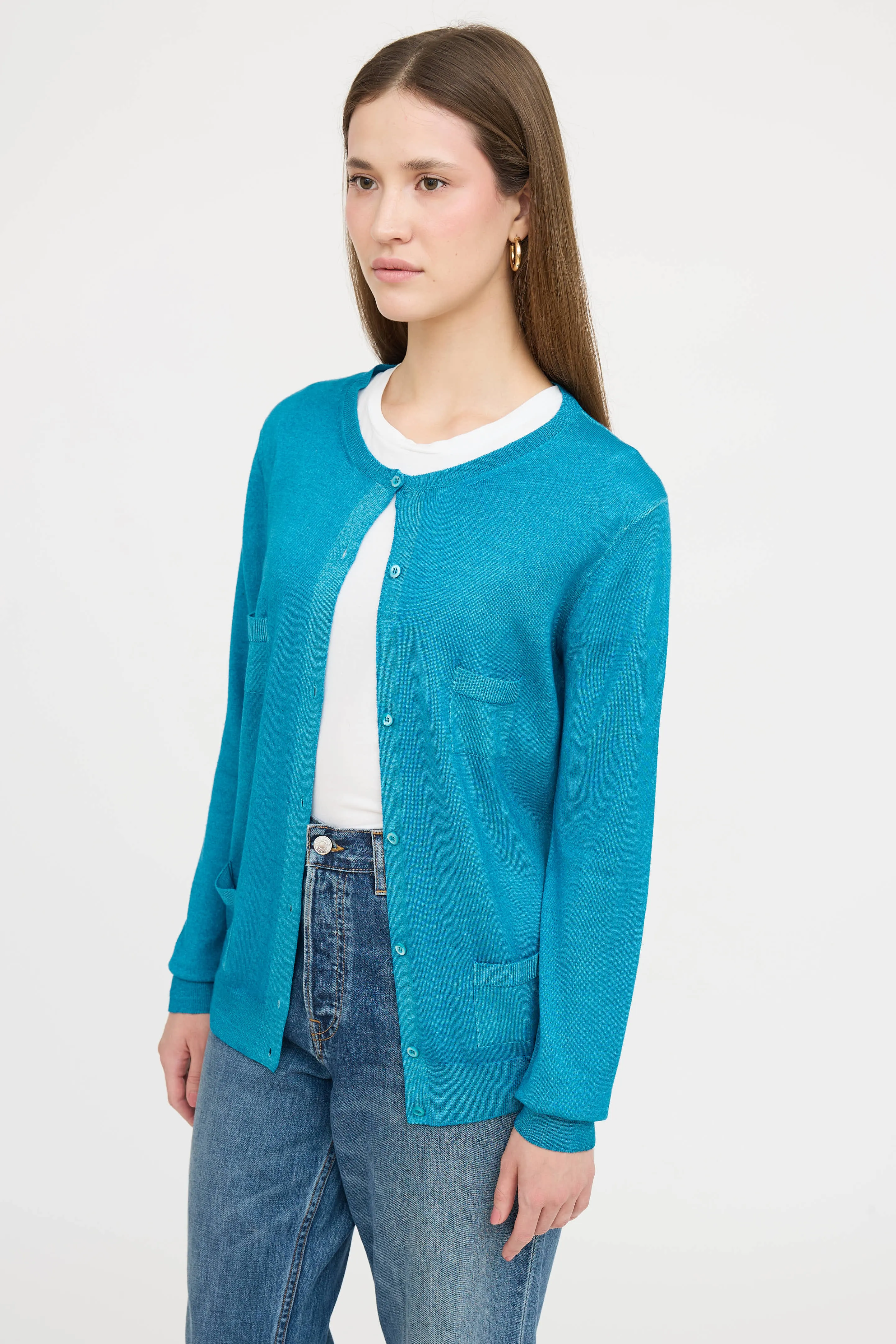 Pocket Button Up Cardigan sold by VSP Consignment product image thumbnail 3