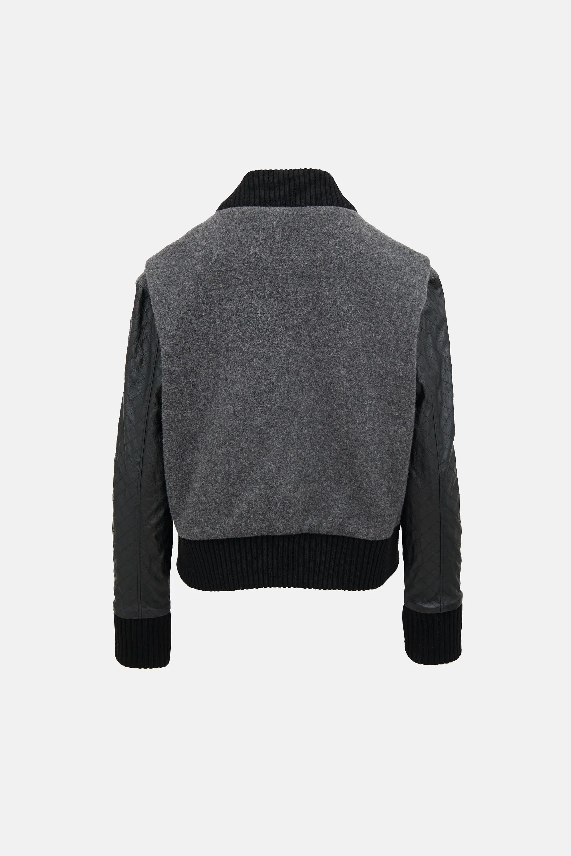 Felted Wool Varsity Jacket sold by VSP Consignment product image thumbnail 2