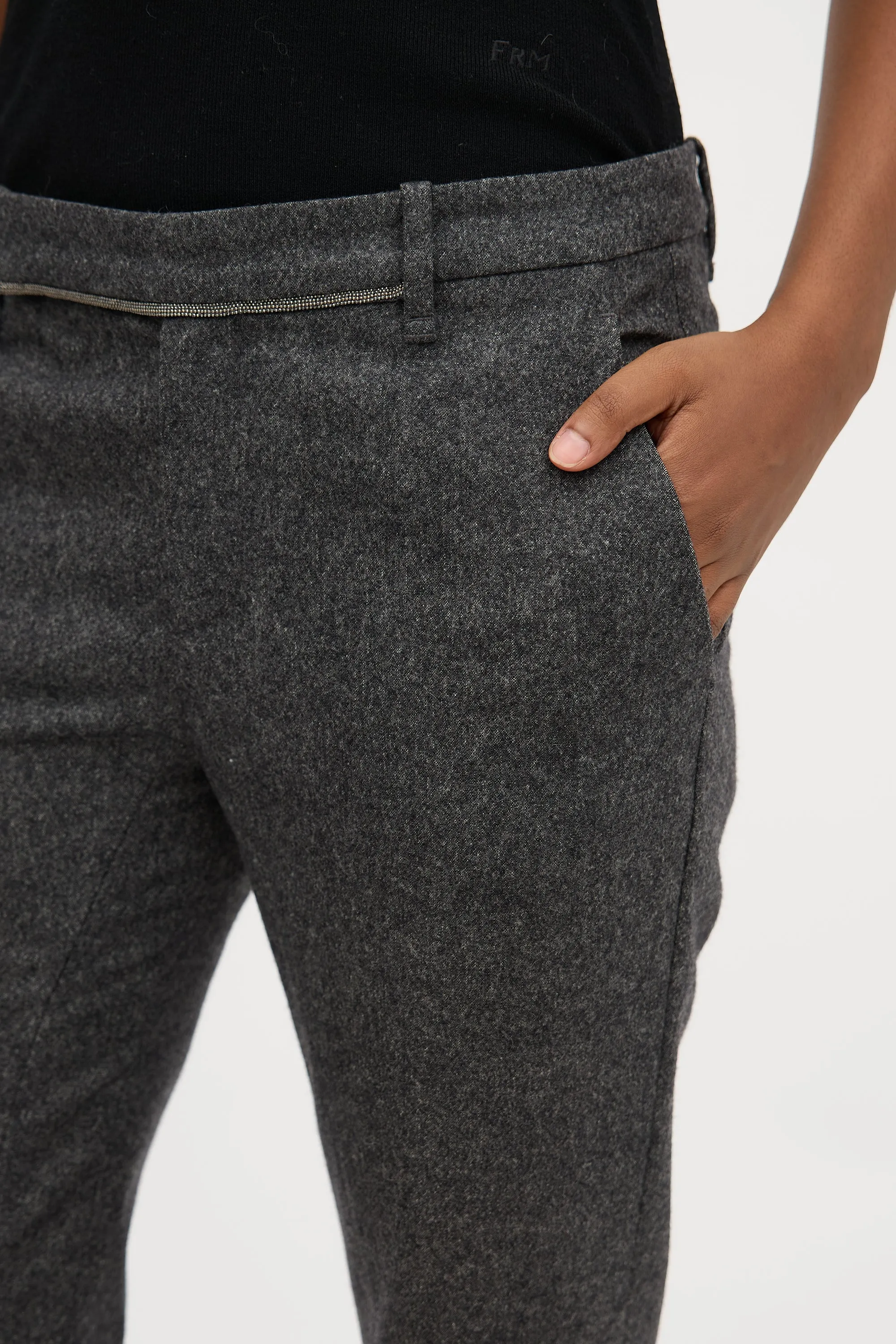 Wool Slim Trouser sold by VSP Consignment product image thumbnail 2