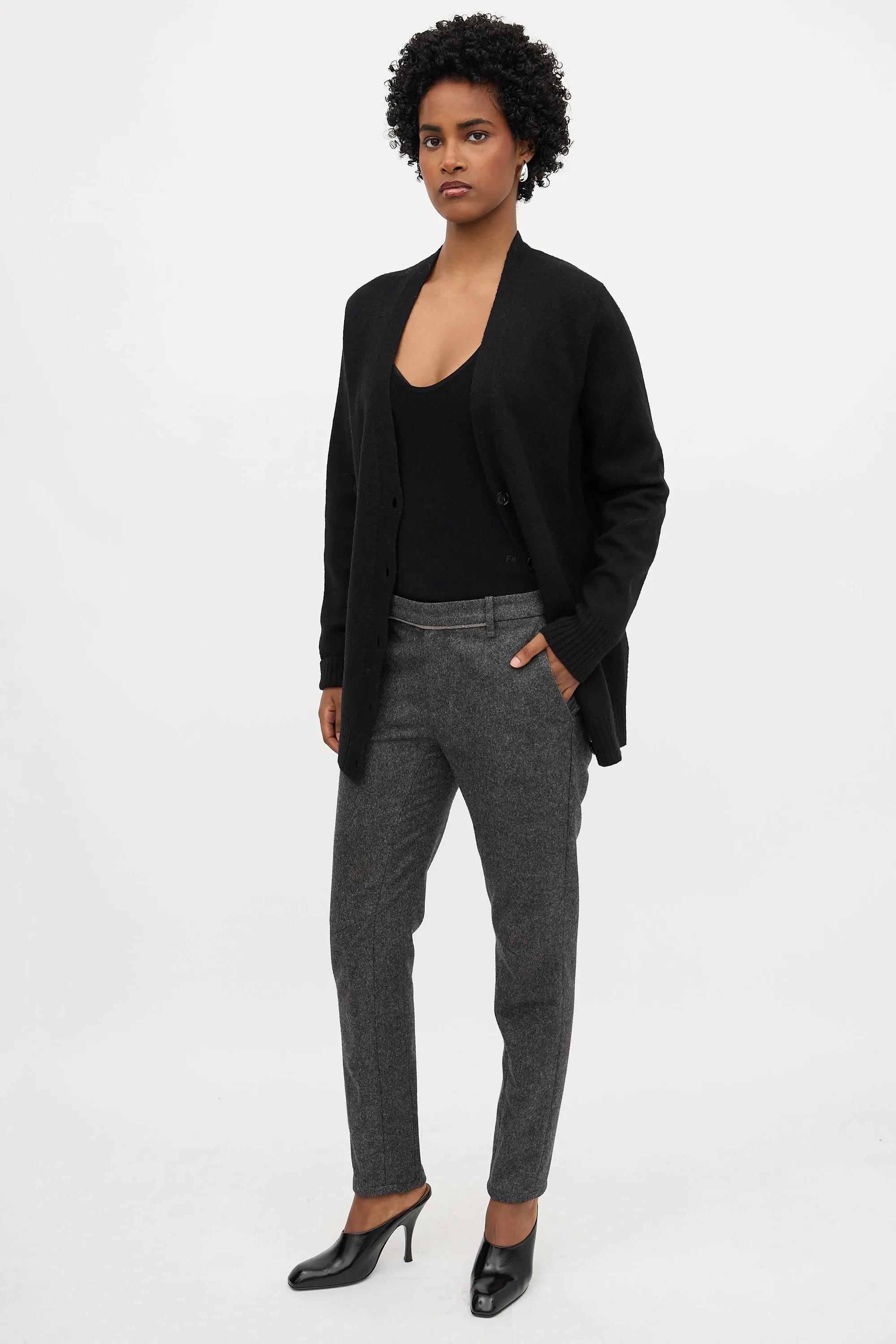 Wool Slim Trouser sold by VSP Consignment product image thumbnail 3