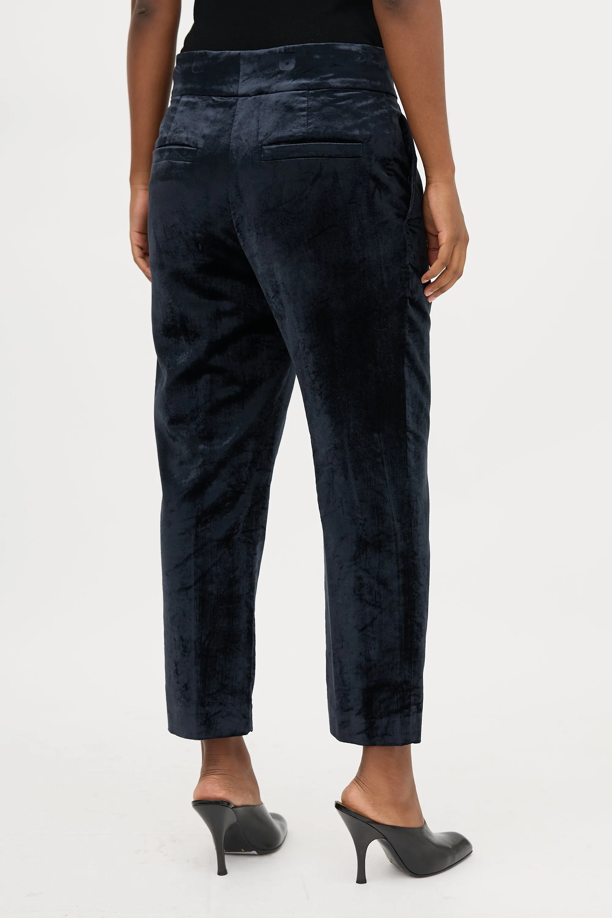 Velvet Tapered Trouser sold by VSP Consignment product image thumbnail 4
