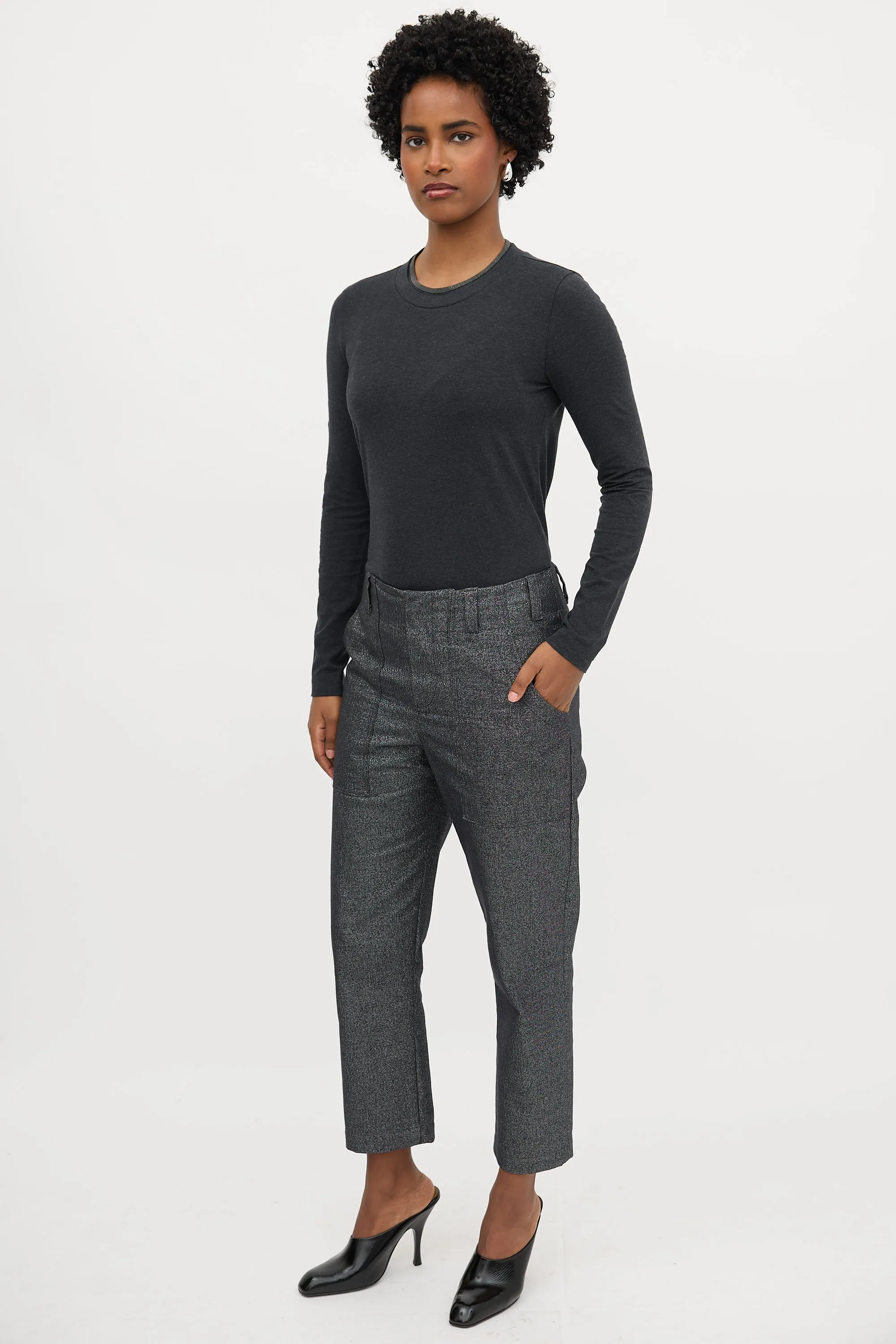 Sparkly Tapered Trouser sold by VSP Consignment product image thumbnail 2