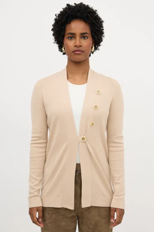 Cashmere Button Cardigan sold by VSP Consignment