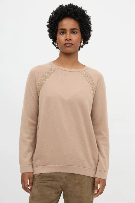 Cashmere Sequin Sweater sold by VSP Consignment