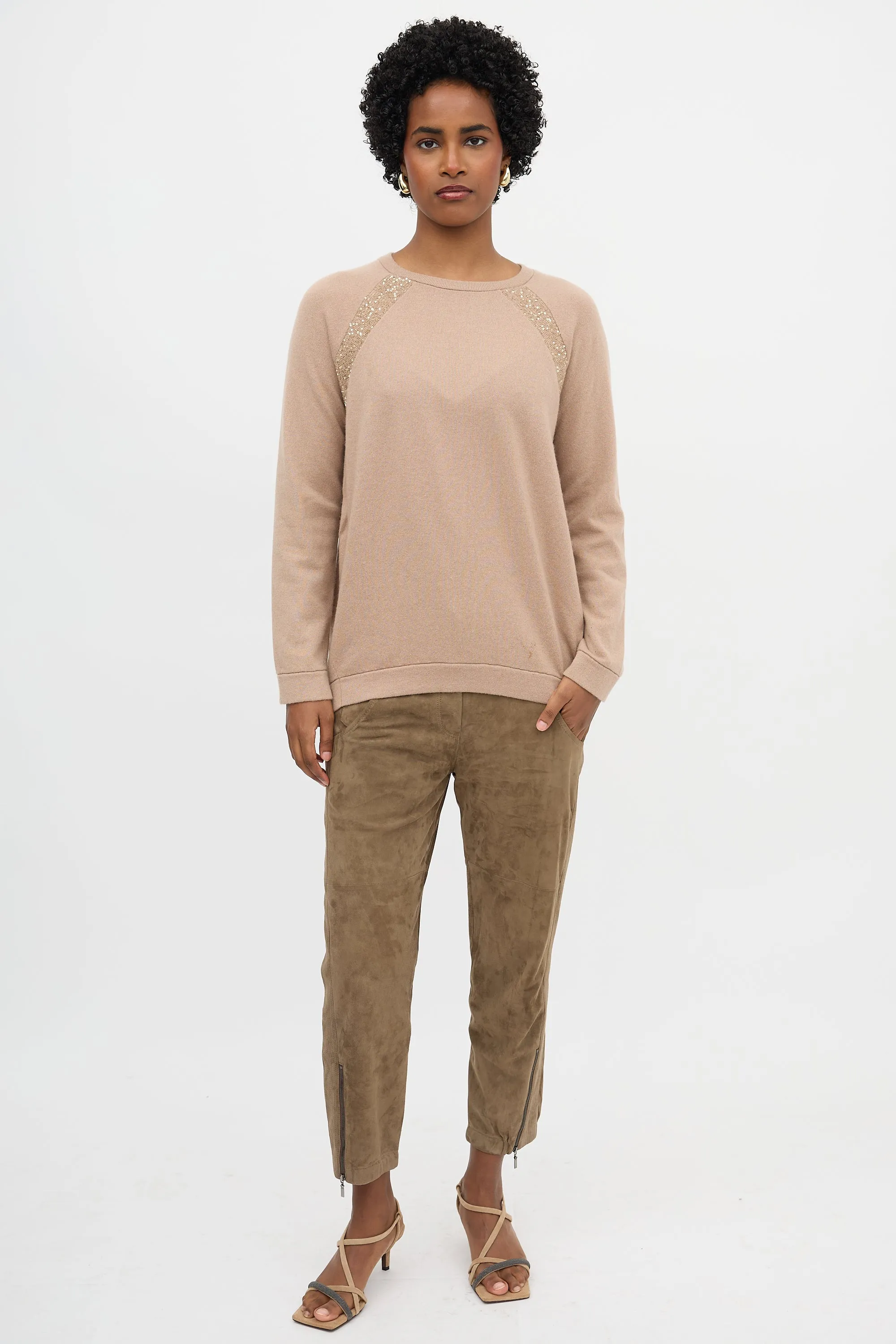 Cashmere Sequin Sweater sold by VSP Consignment product image thumbnail 5