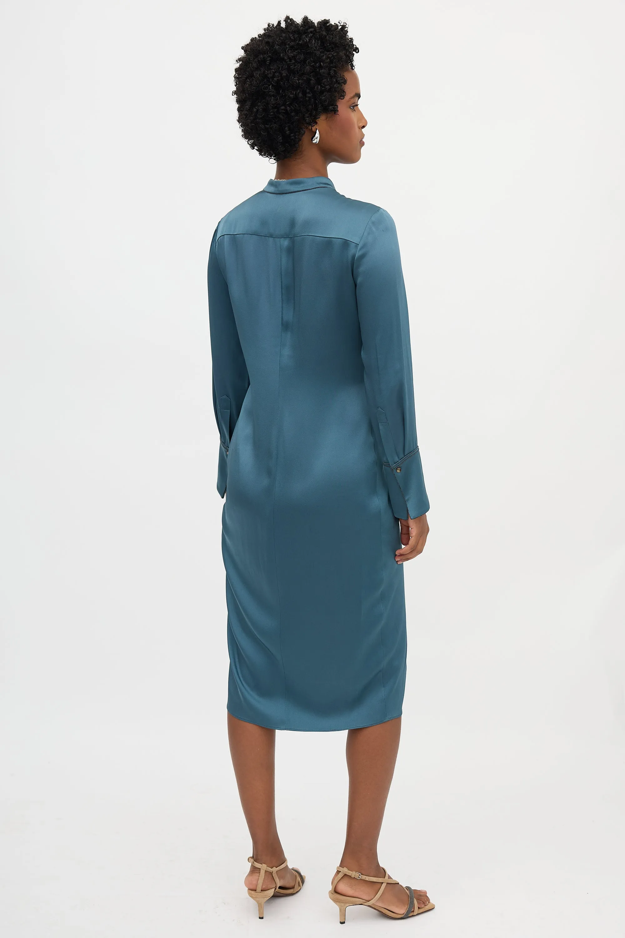 Satin Twist Dress sold by VSP Consignment product image thumbnail 4