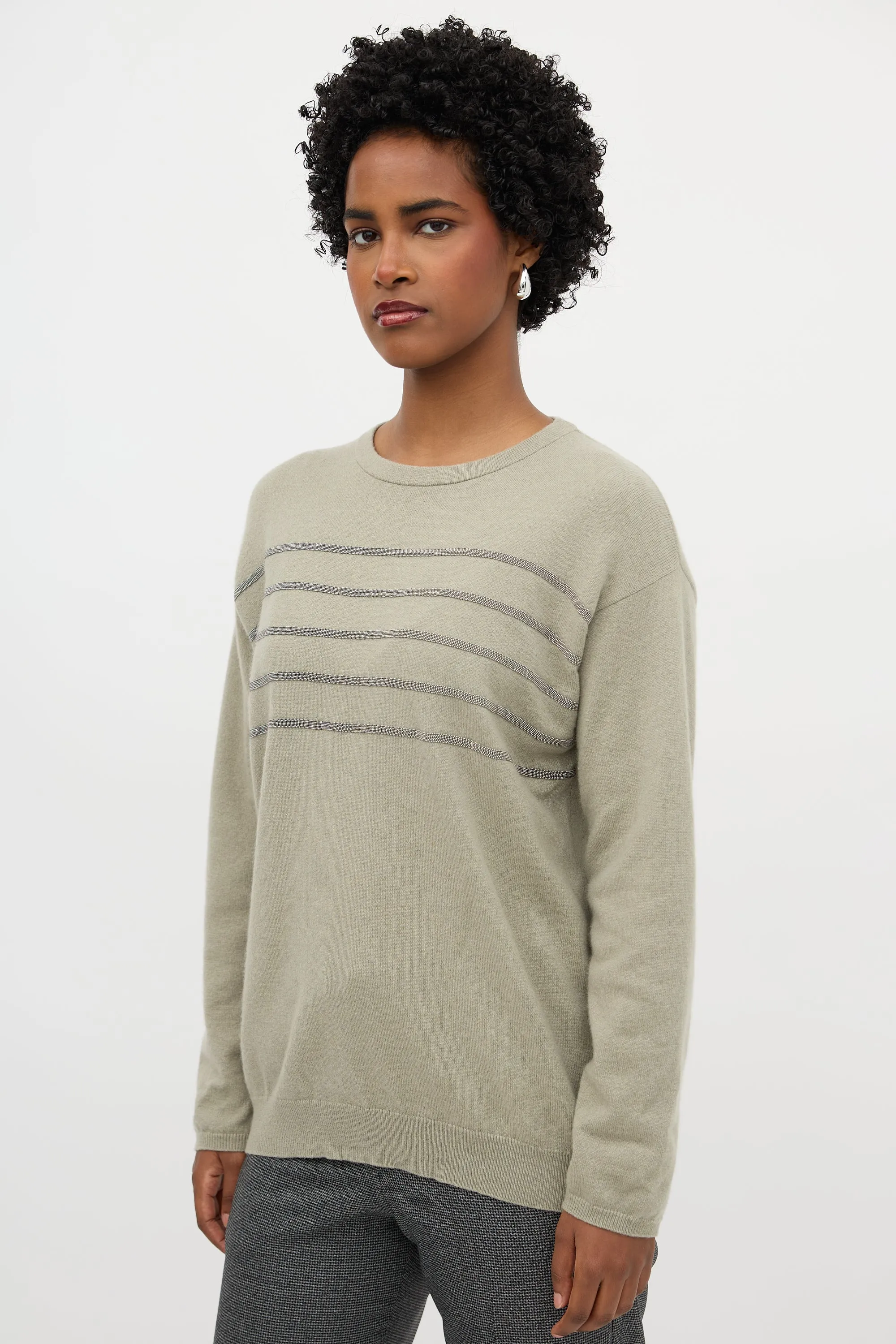 Cashmere Monili Stripe Sweater sold by VSP Consignment product image thumbnail 3
