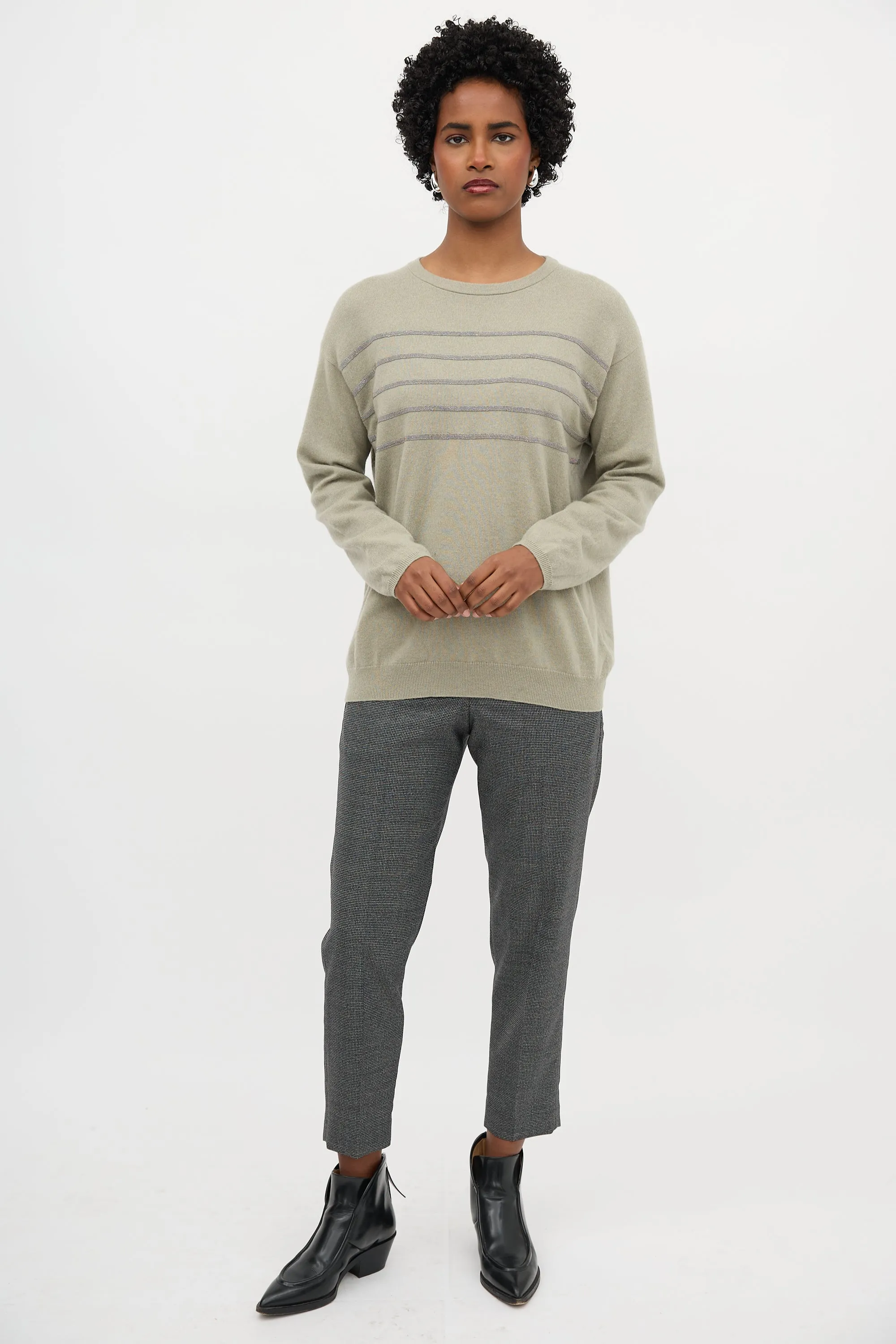 Cashmere Monili Stripe Sweater sold by VSP Consignment product image thumbnail 5