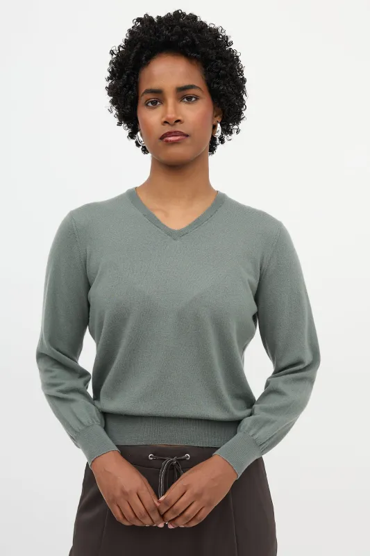 Cashmere V-Neck Sweater sold by VSP Consignment