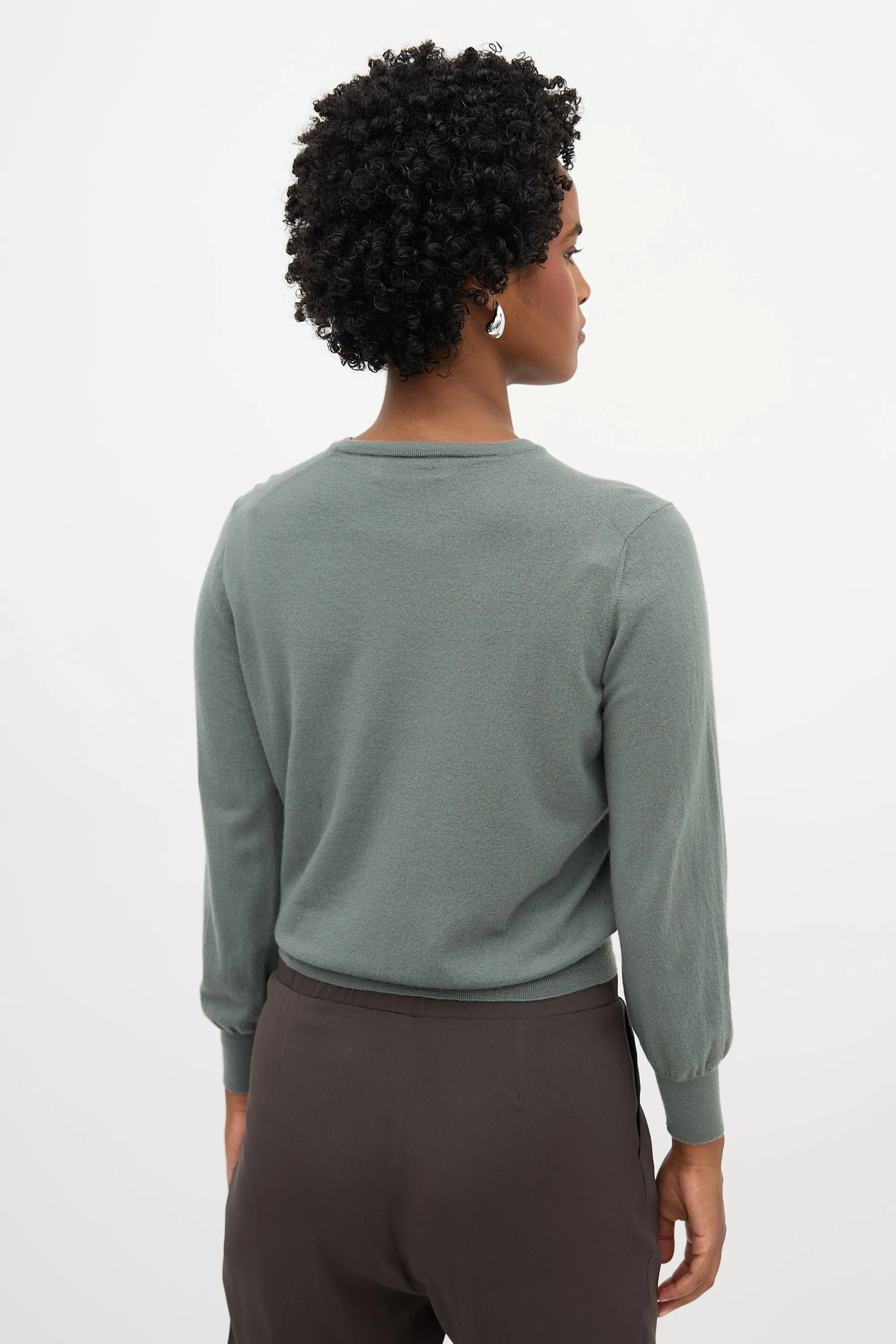 Cashmere V-Neck Sweater sold by VSP Consignment product image thumbnail 4