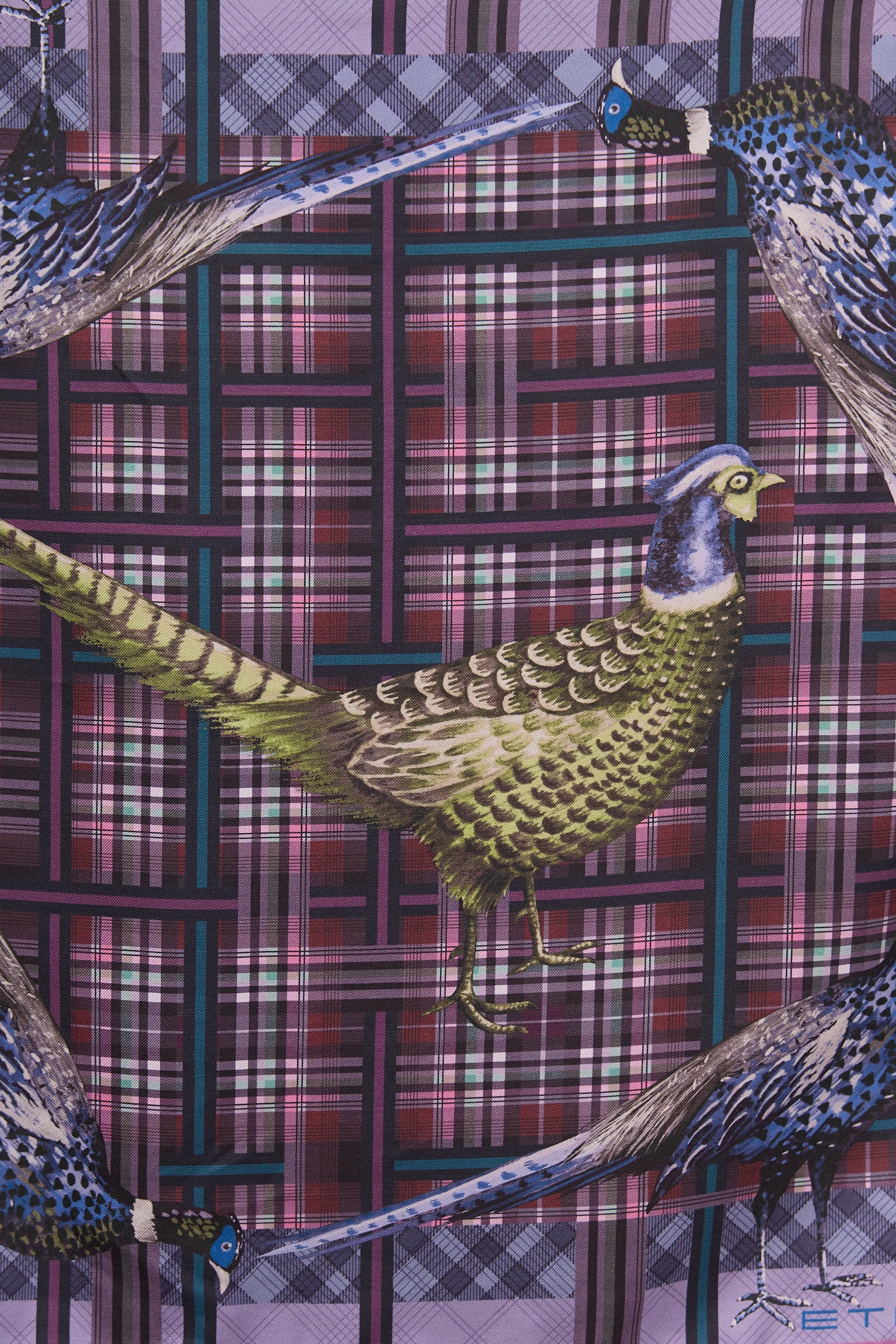 Silk Mixed Print Scarf sold by VSP Consignment product image thumbnail 3