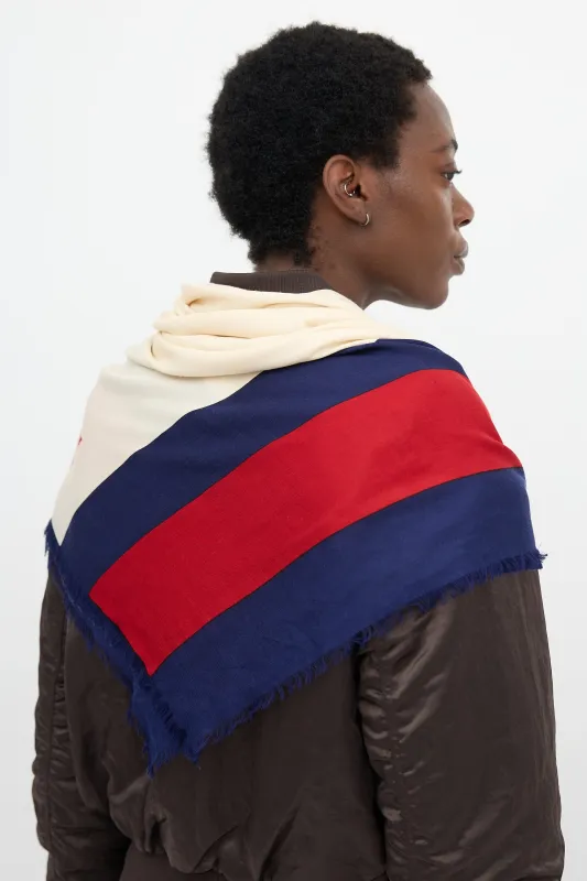 X SEGA Guccy Web Scarf sold by VSP Consignment