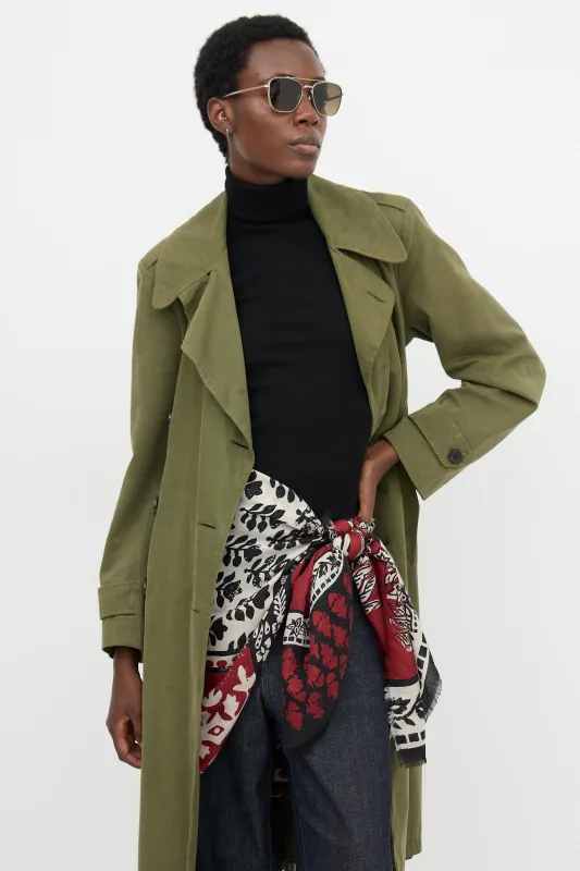 Floral Scarf sold by VSP Consignment