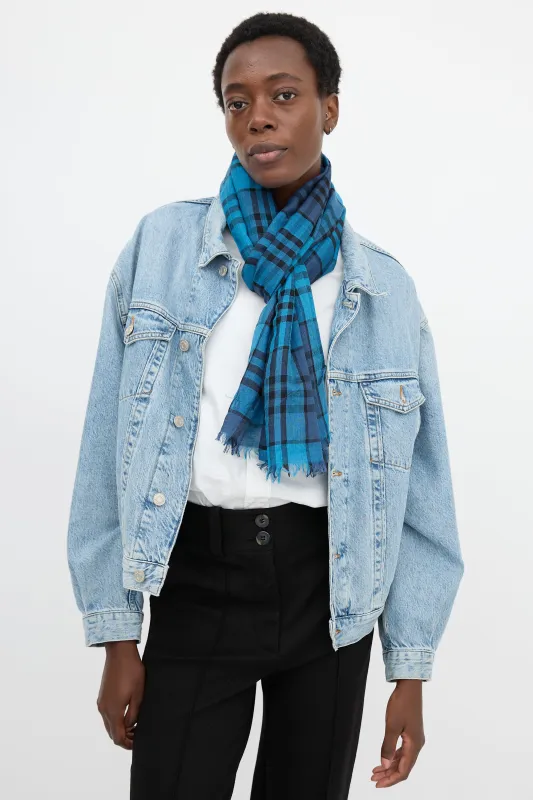 Check Scarf sold by VSP Consignment