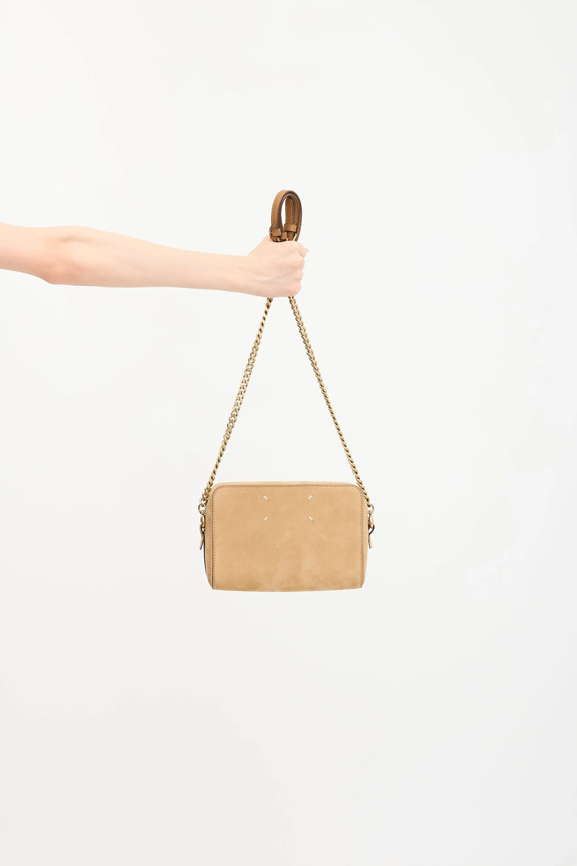 Suede Camera Bag sold by VSP Consignment