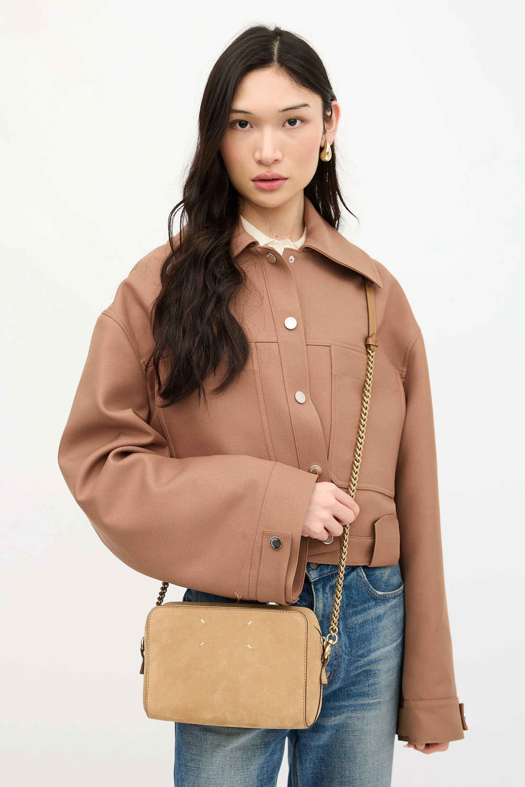 Suede Camera Bag sold by VSP Consignment product image thumbnail 2