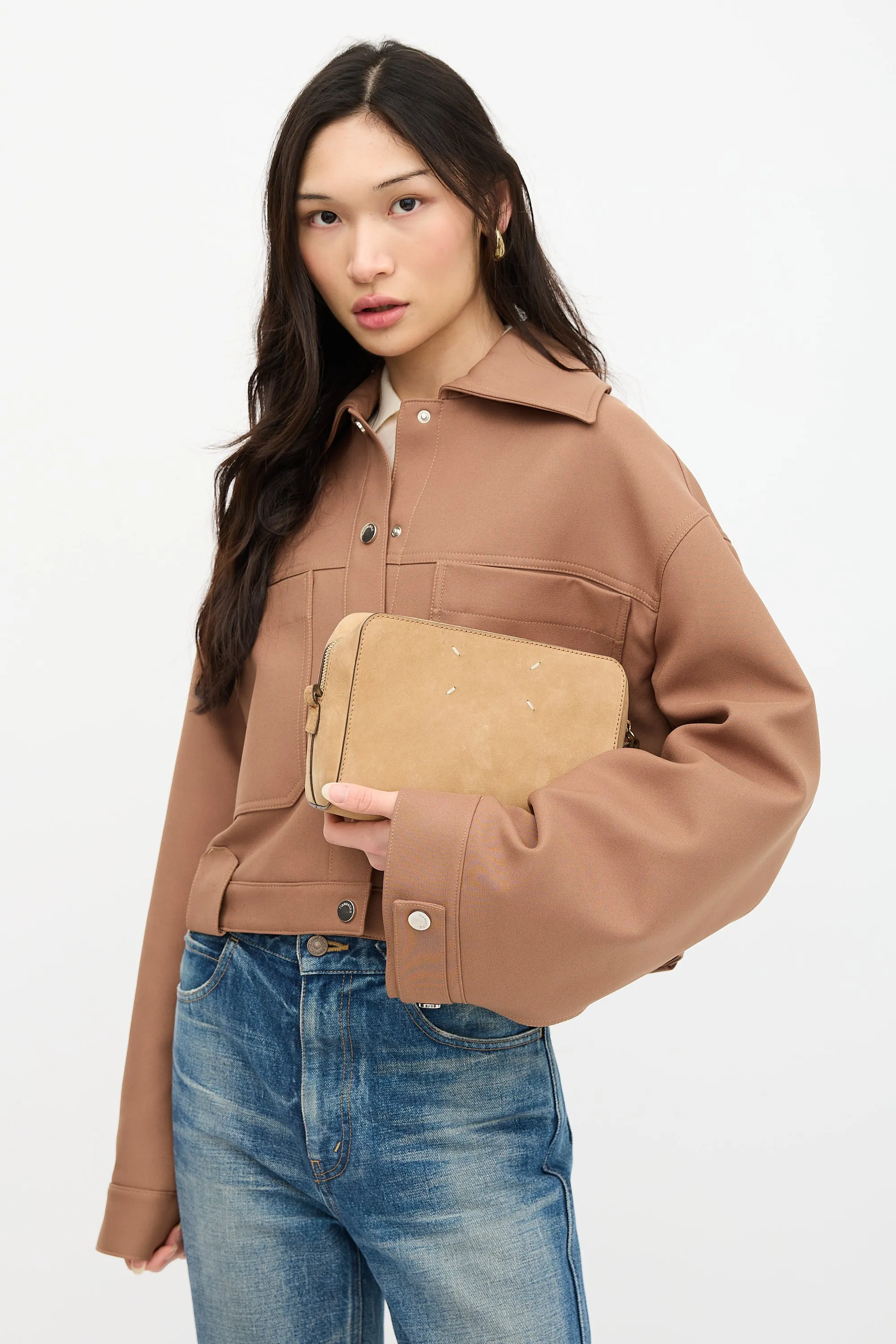 Suede Camera Bag sold by VSP Consignment product image thumbnail 5