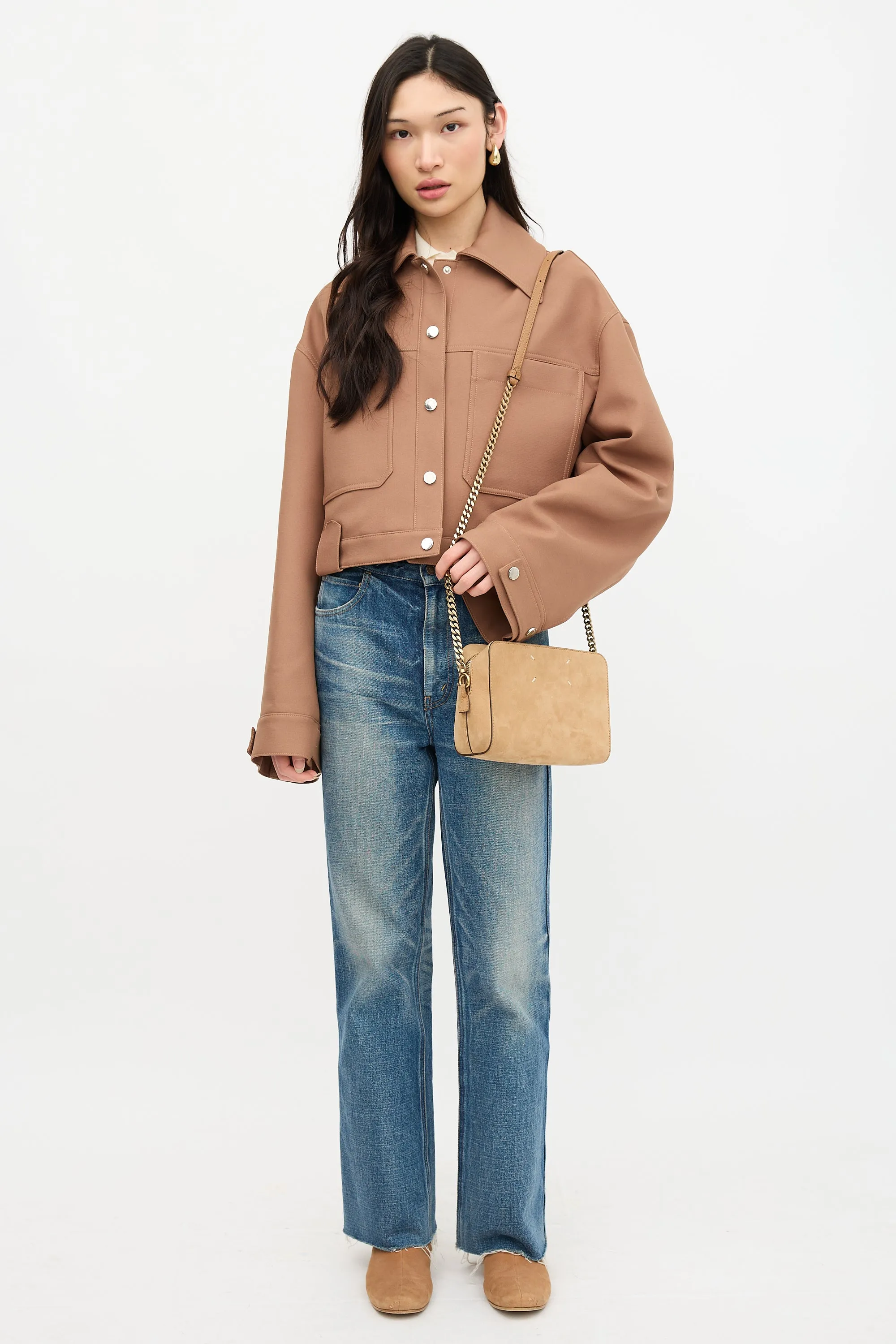 Suede Camera Bag sold by VSP Consignment product image thumbnail 4