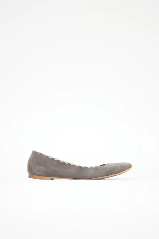Suede Lauren Flat sold by VSP Consignment