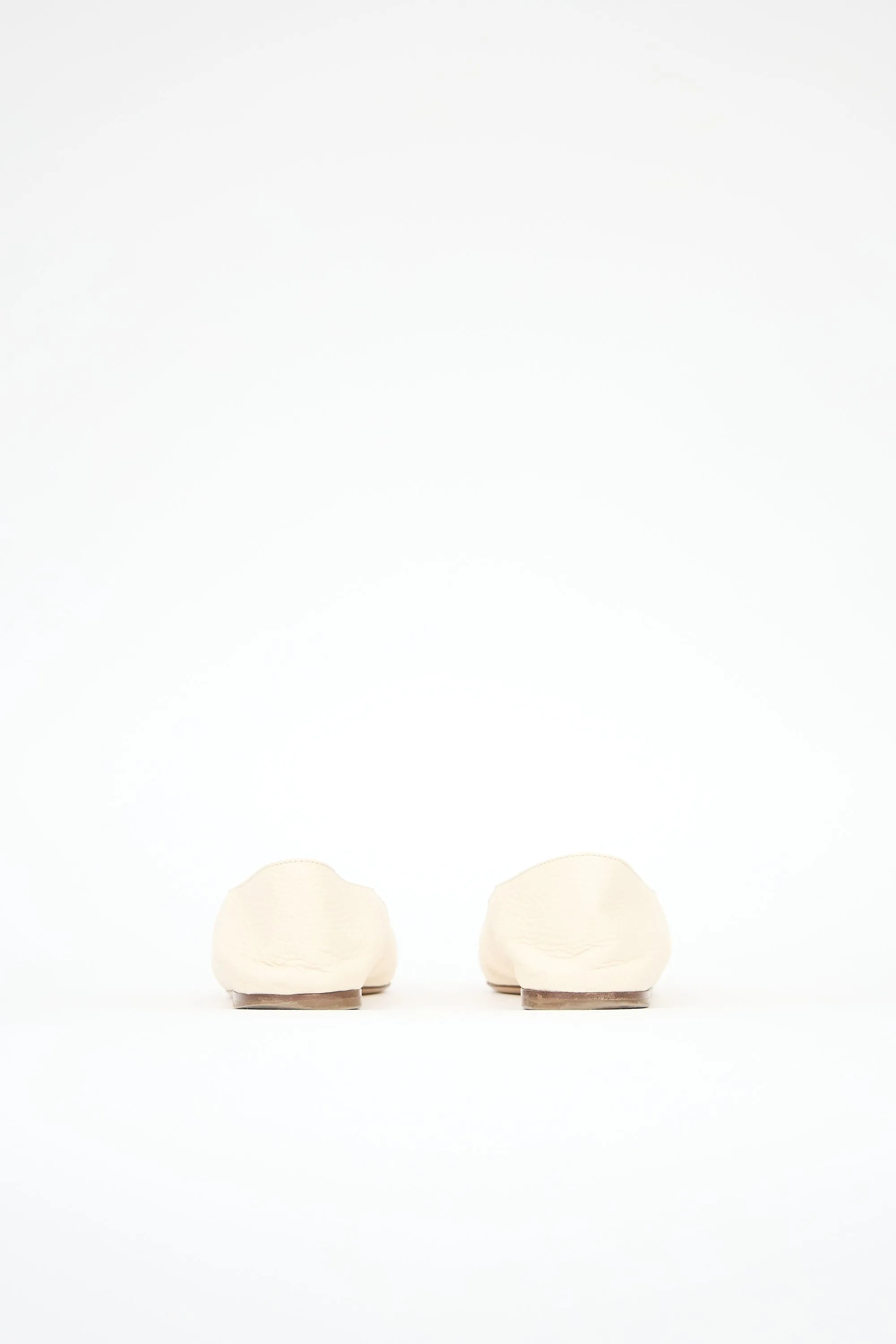 Leather VLogo Flat sold by VSP Consignment product image thumbnail 4