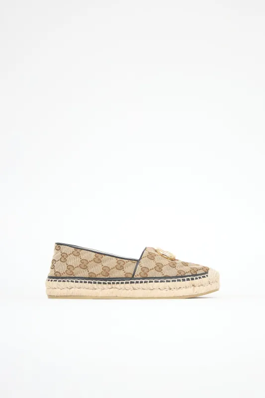 GG Canvas Marmont Espadrille Flat sold by VSP Consignment