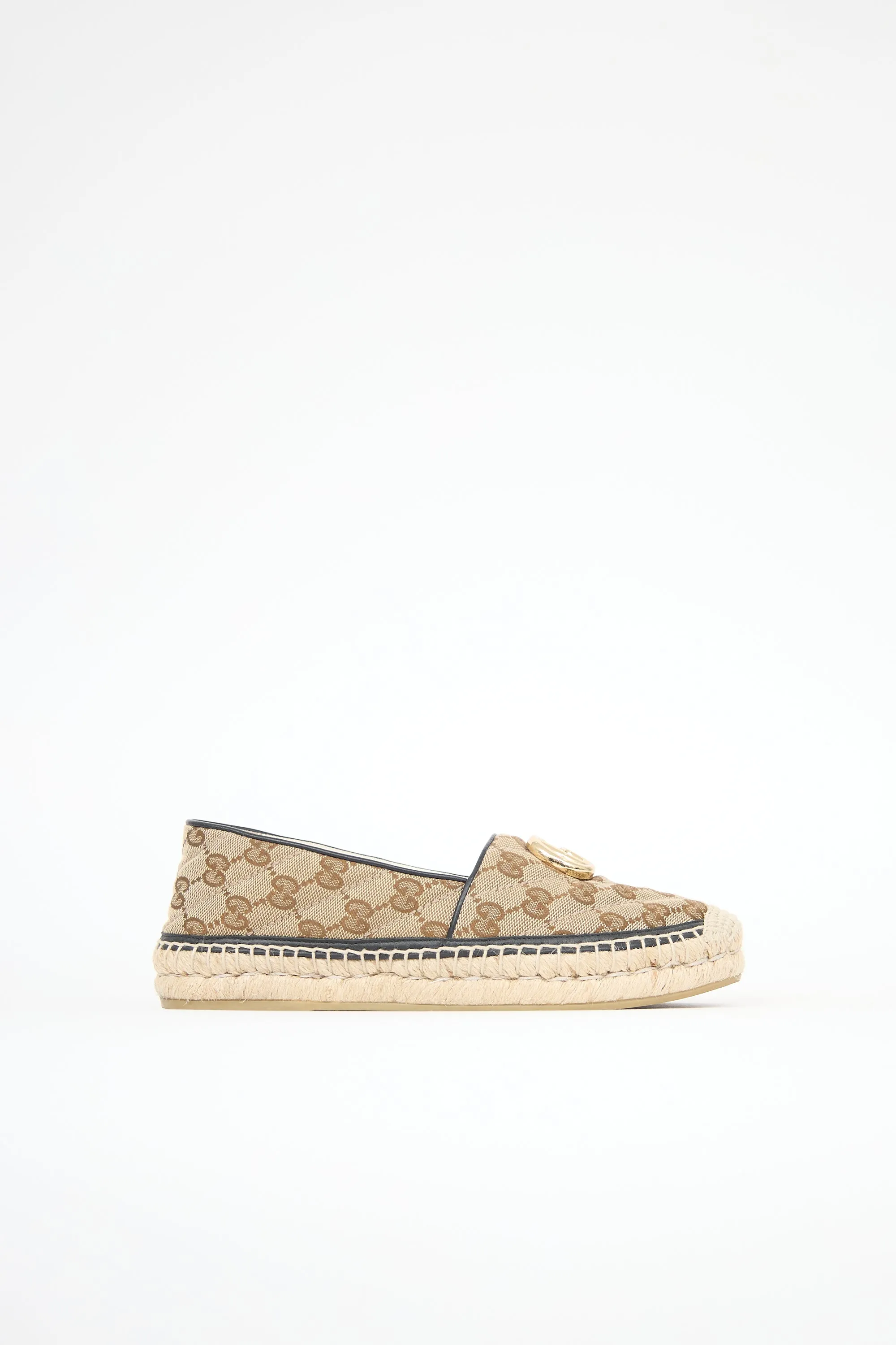 GG Canvas Marmont Espadrille Flat sold by VSP Consignment