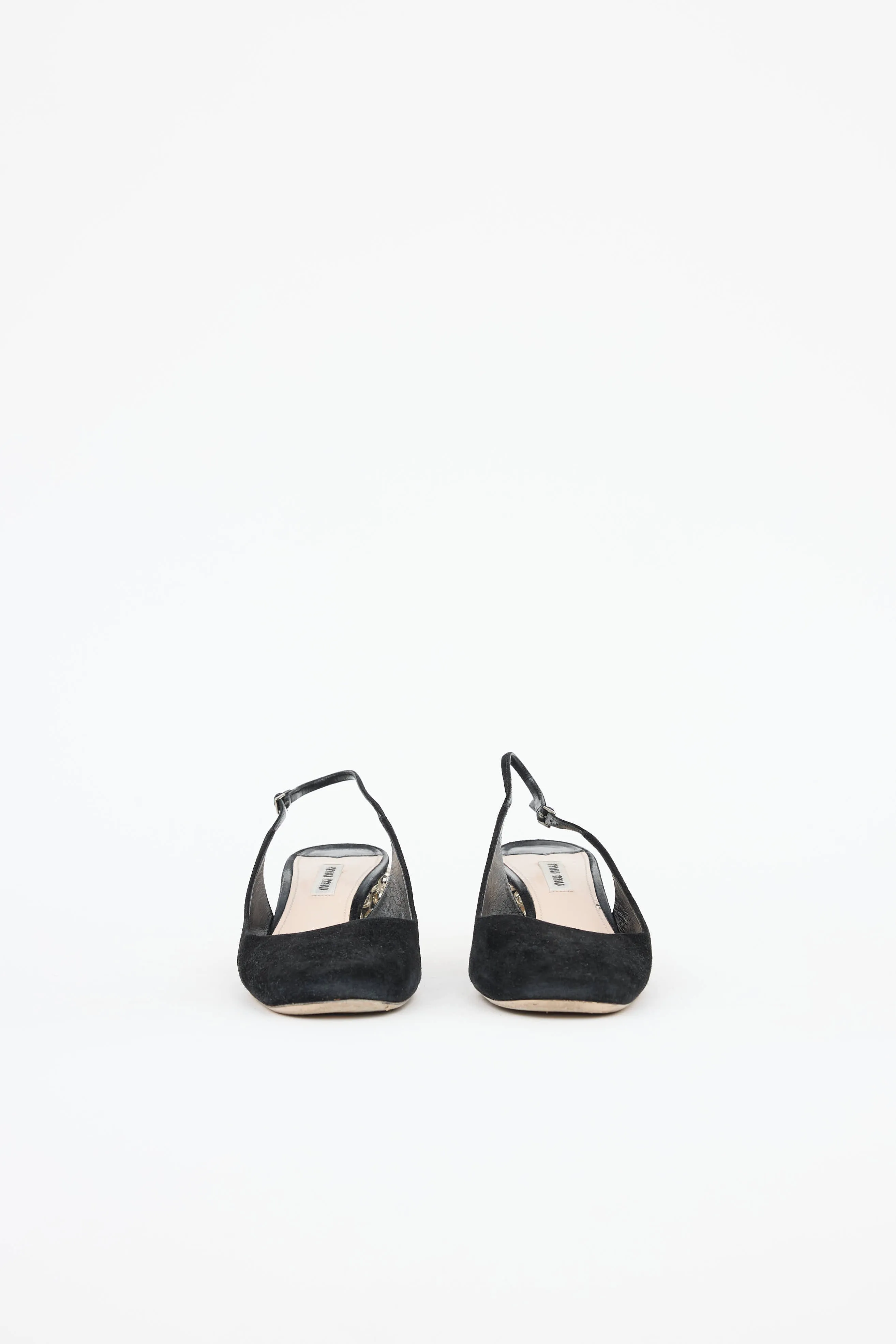 Crystal Stud Slingback Mule sold by VSP Consignment product image thumbnail 3