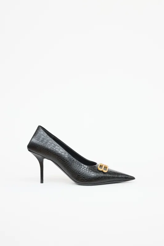 BB Croc Square Pump sold by VSP Consignment