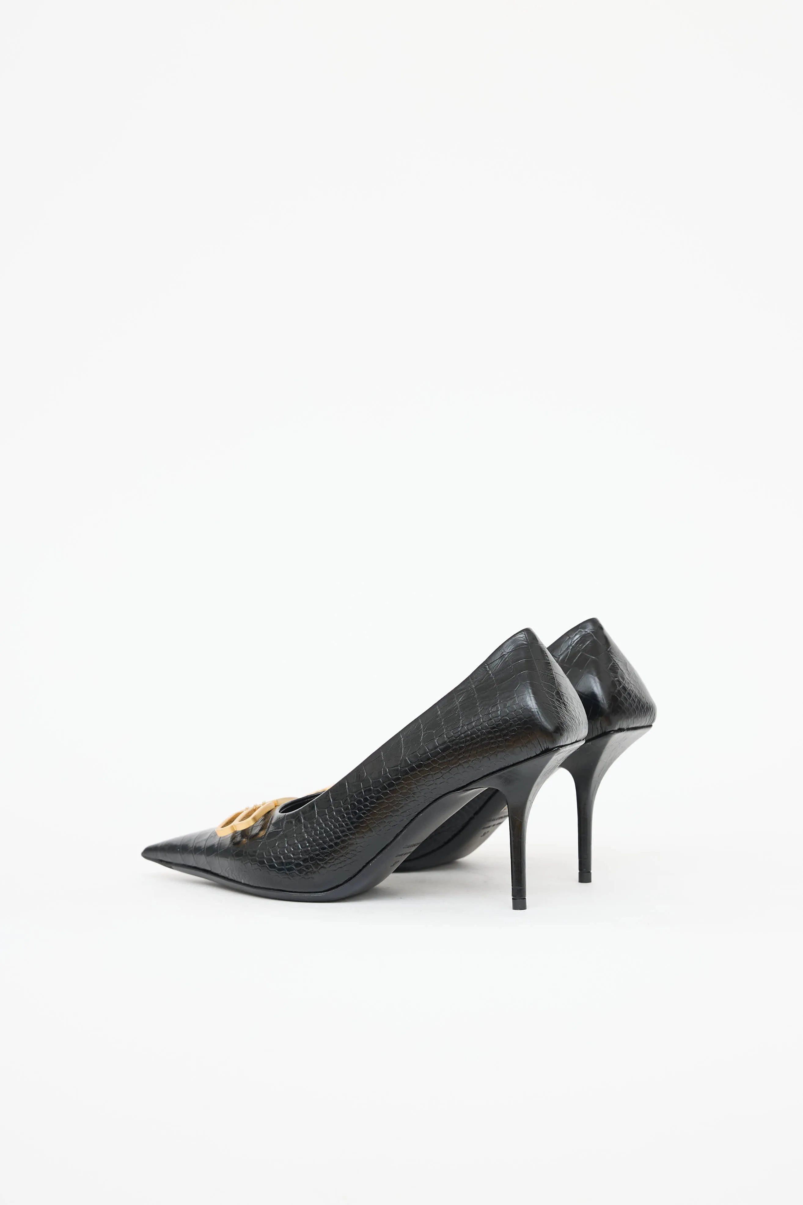 BB Croc Square Pump sold by VSP Consignment product image thumbnail 4
