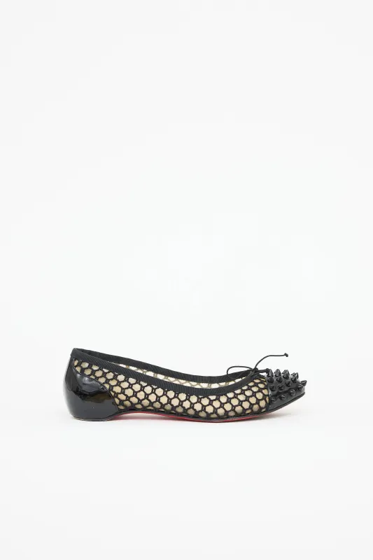 Mesh & Stud Flat sold by VSP Consignment
