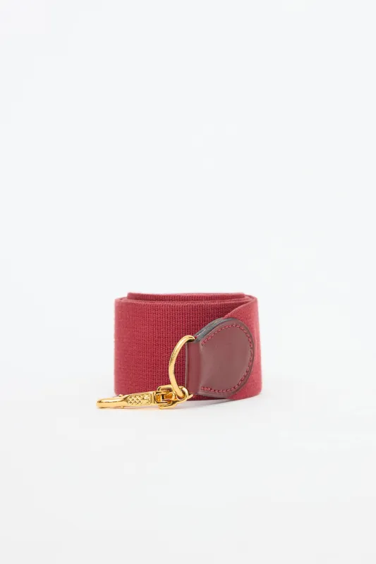 Webbed Canvas Strap made by Hermes