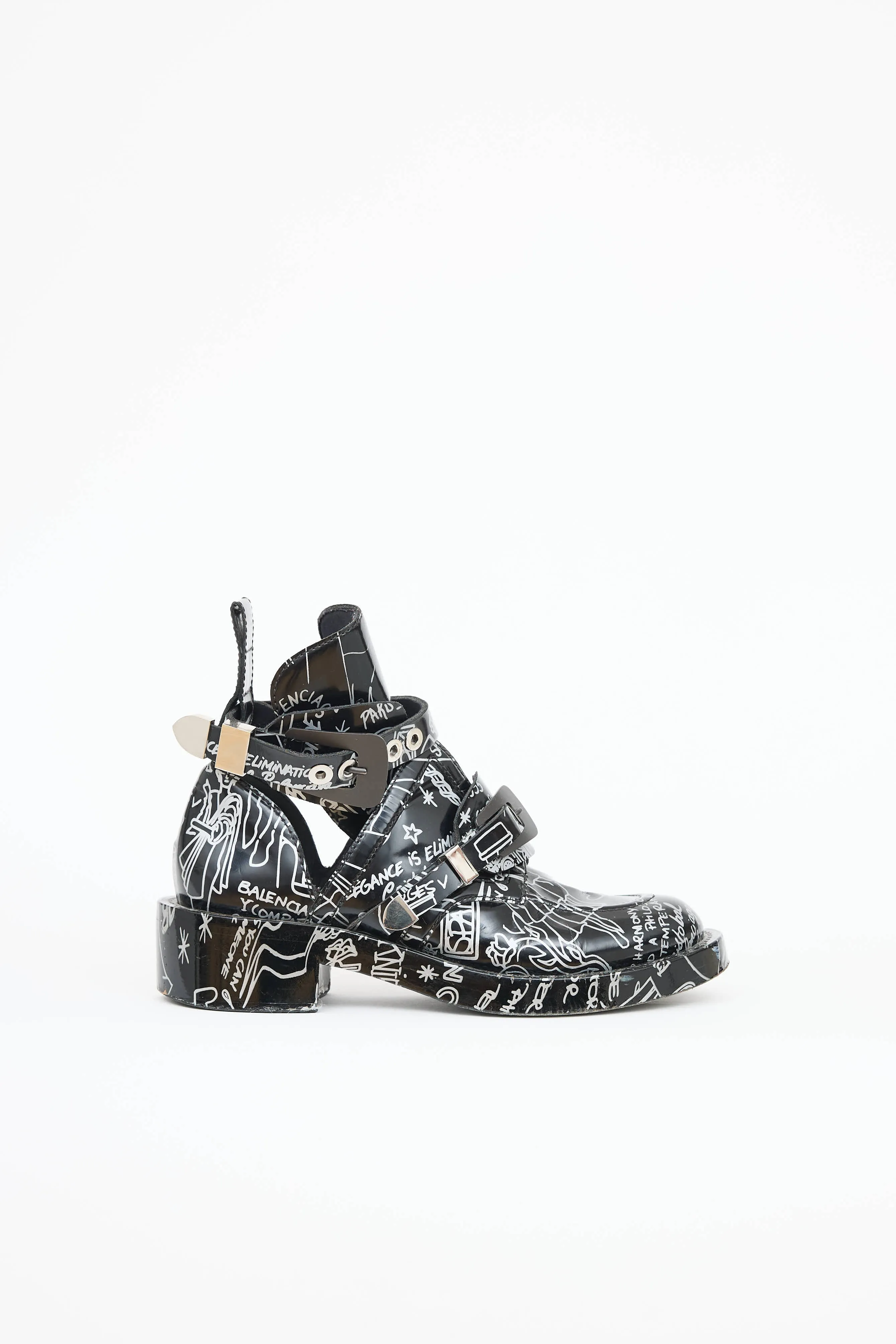 Graffiti Biker Boot sold by VSP Consignment