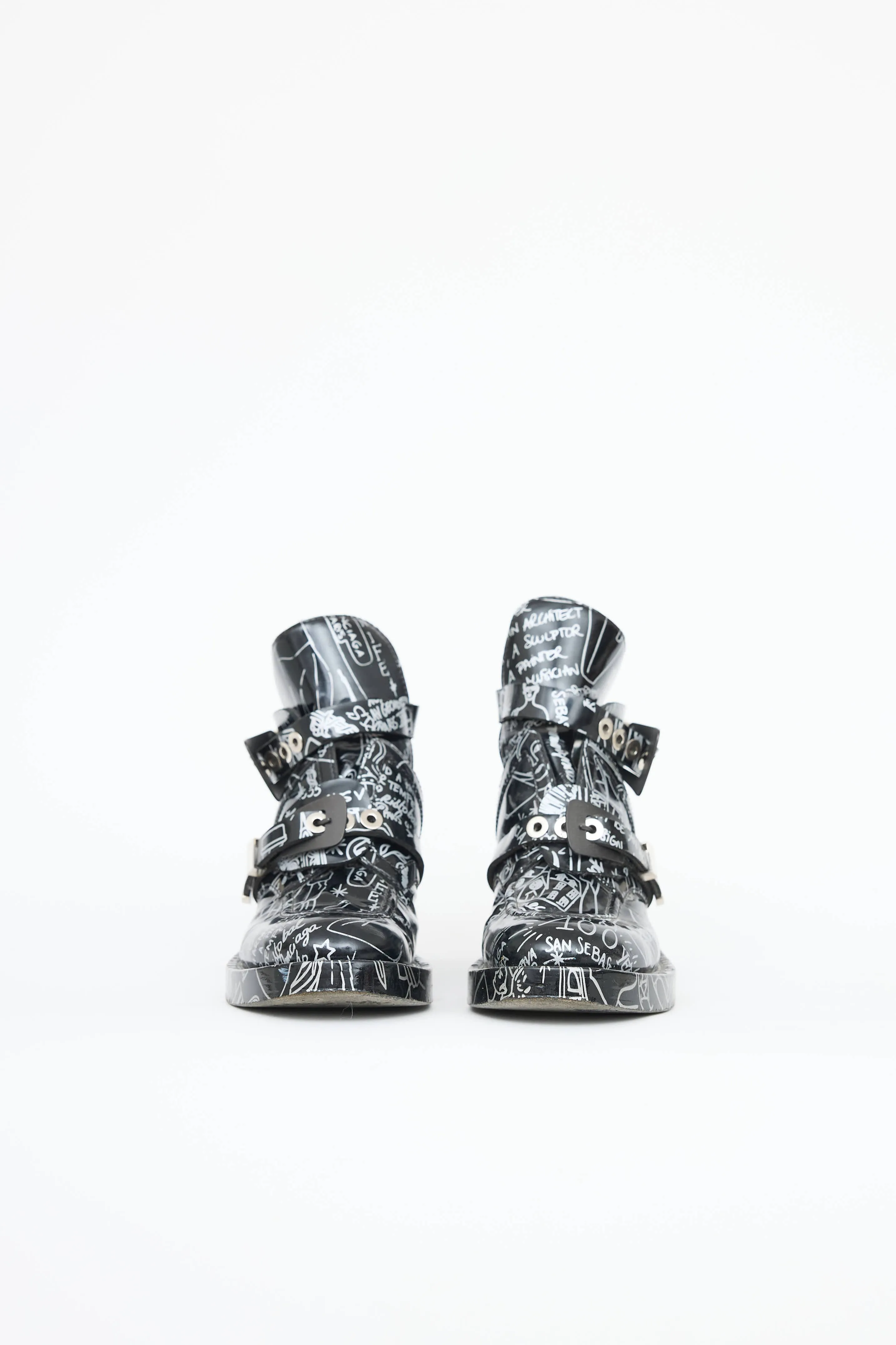 Graffiti Biker Boot sold by VSP Consignment product image thumbnail 3